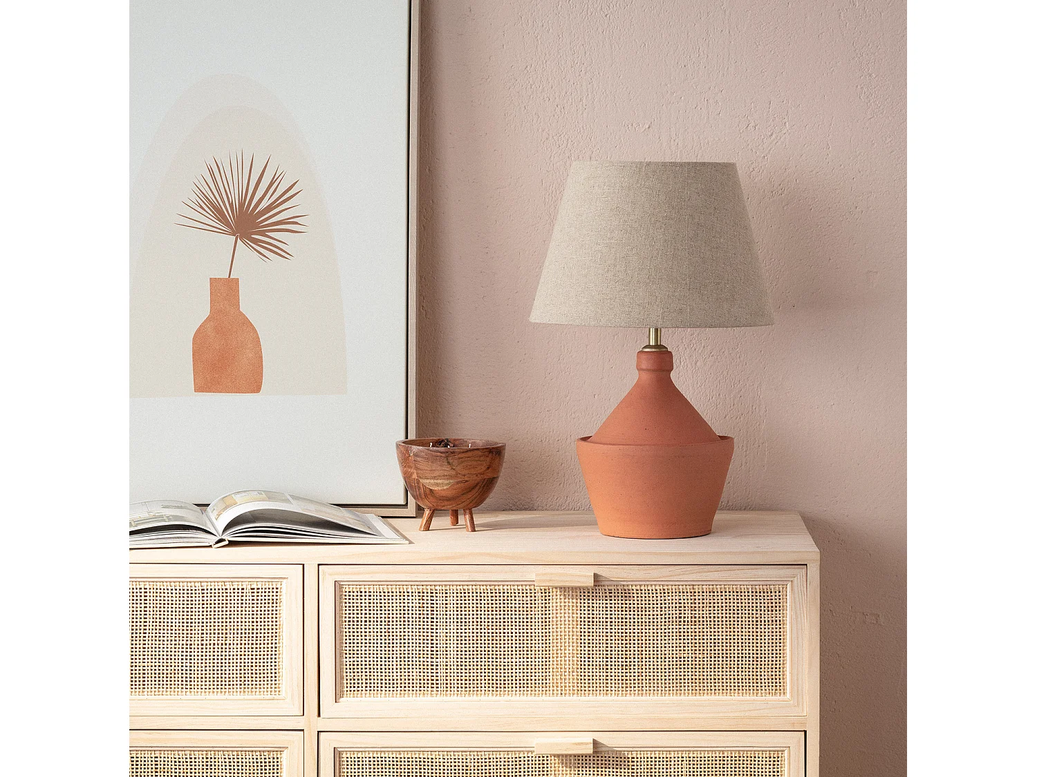 Lámpara de Mesa Loza Aike ILUZZIA