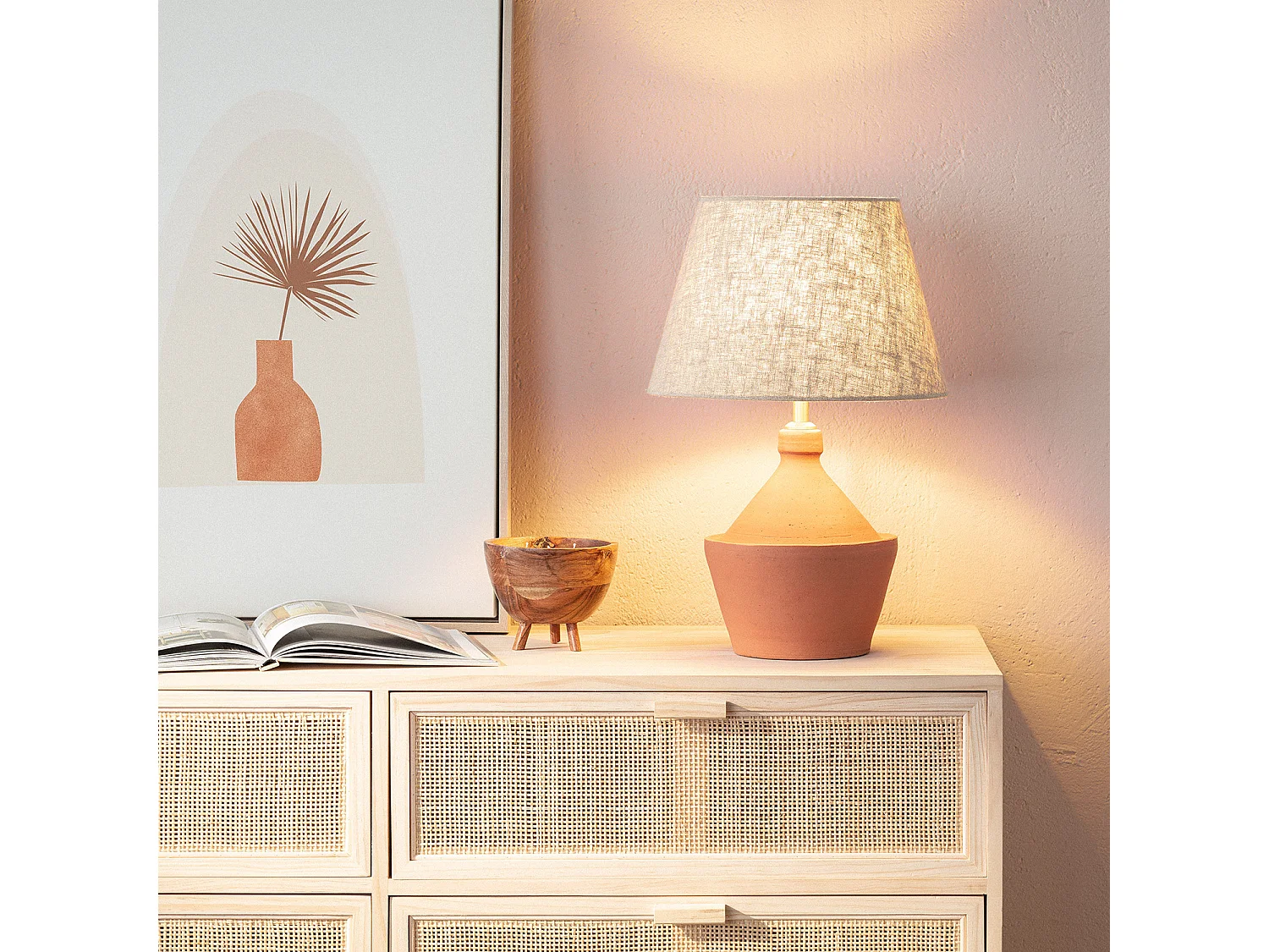 Lámpara de Mesa Loza Aike ILUZZIA