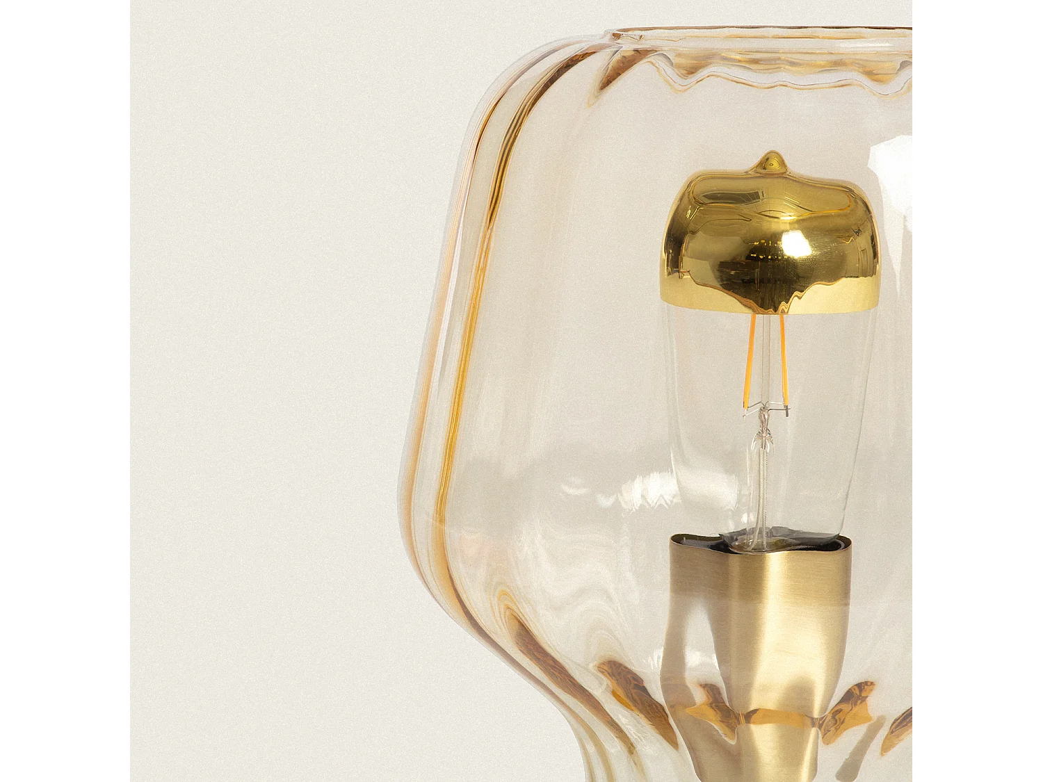 Lámpara de Mesa Cristal Vittoria Transparente