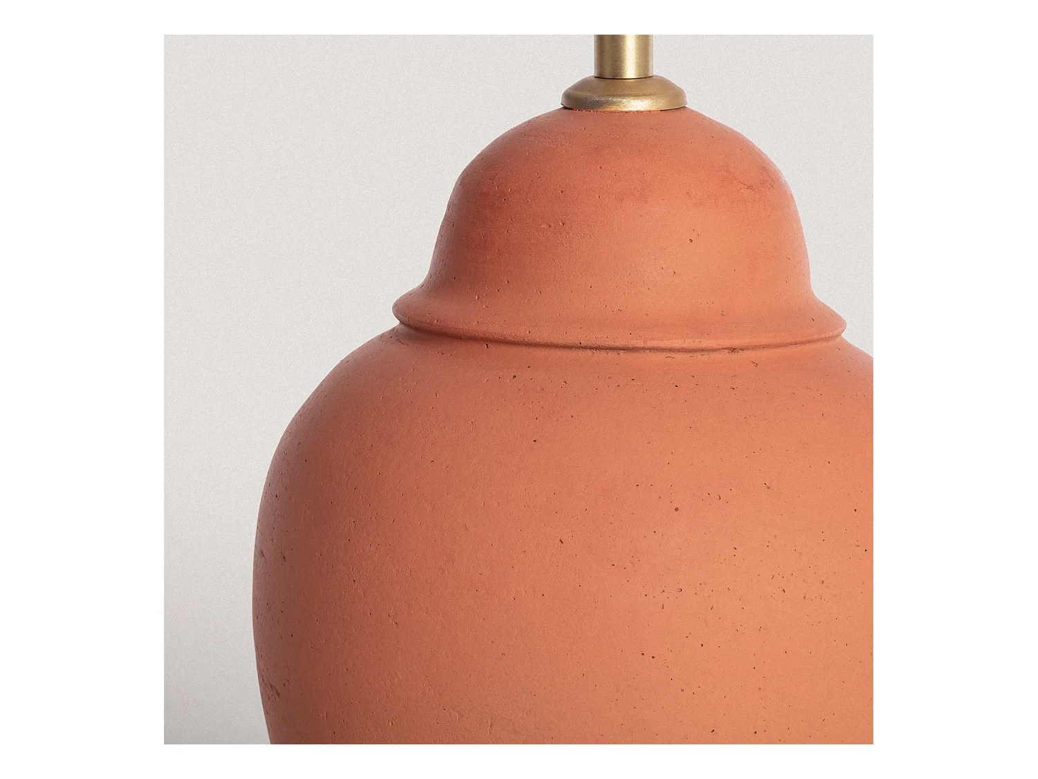 Lámpara de Mesa Terracota Ilana ILUZZIA Blanco