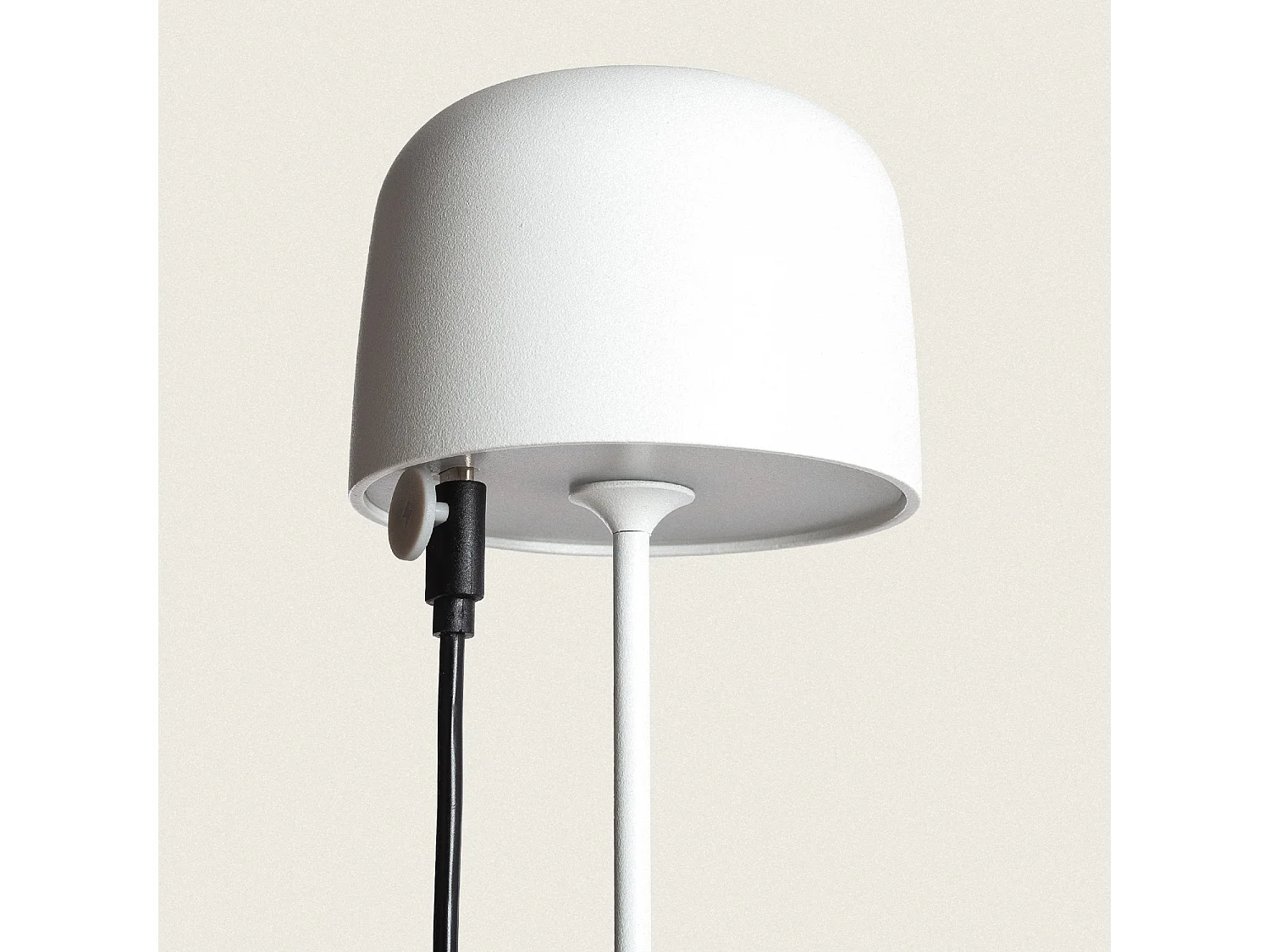 Lampe à Poser LED 1,2 W Extérieure Portative Aluminium avec Batterie Rechargeable Wink  Blanc