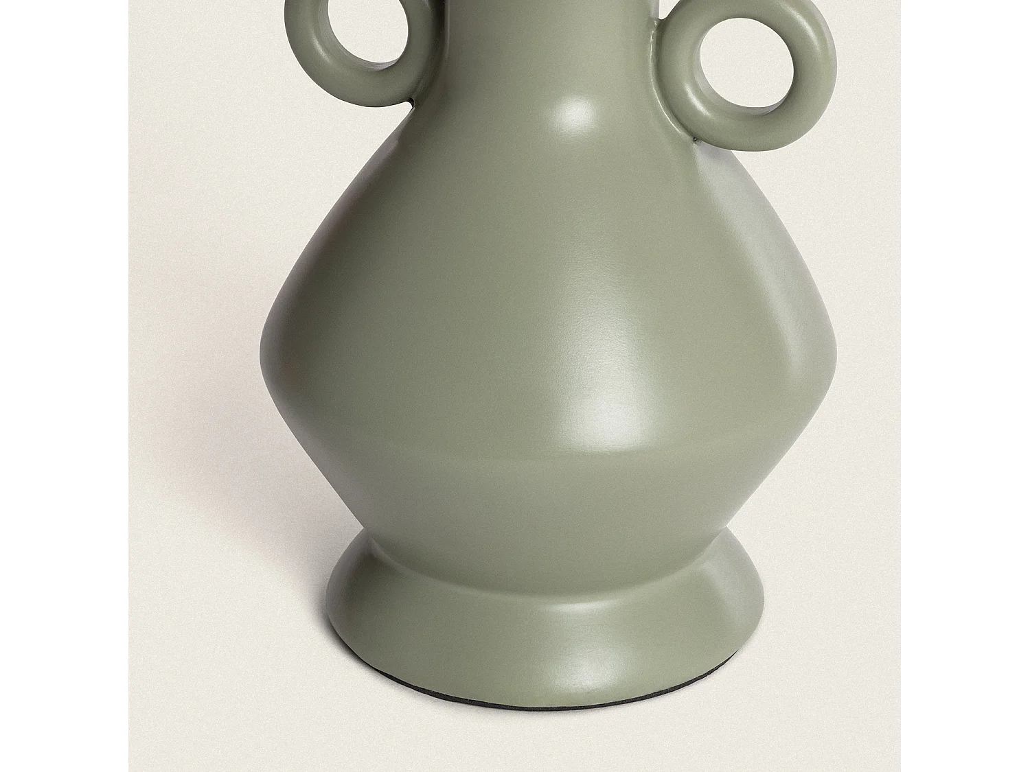 Lampe à Poser Résine et Tissu Moudrost Vert Céladon