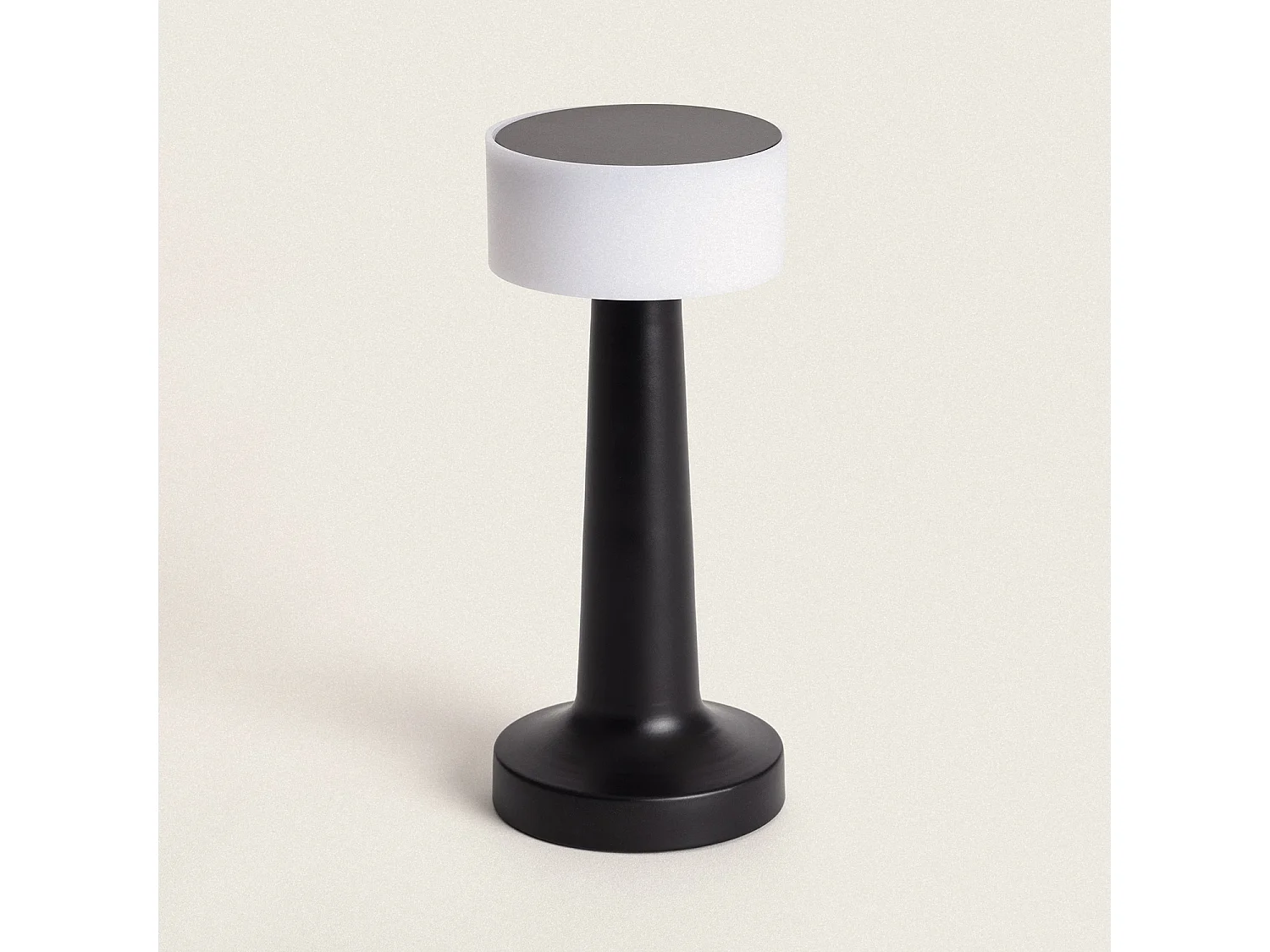 Lámpara de Mesa LED Portátil con Batería USB Recargable Greta Negro