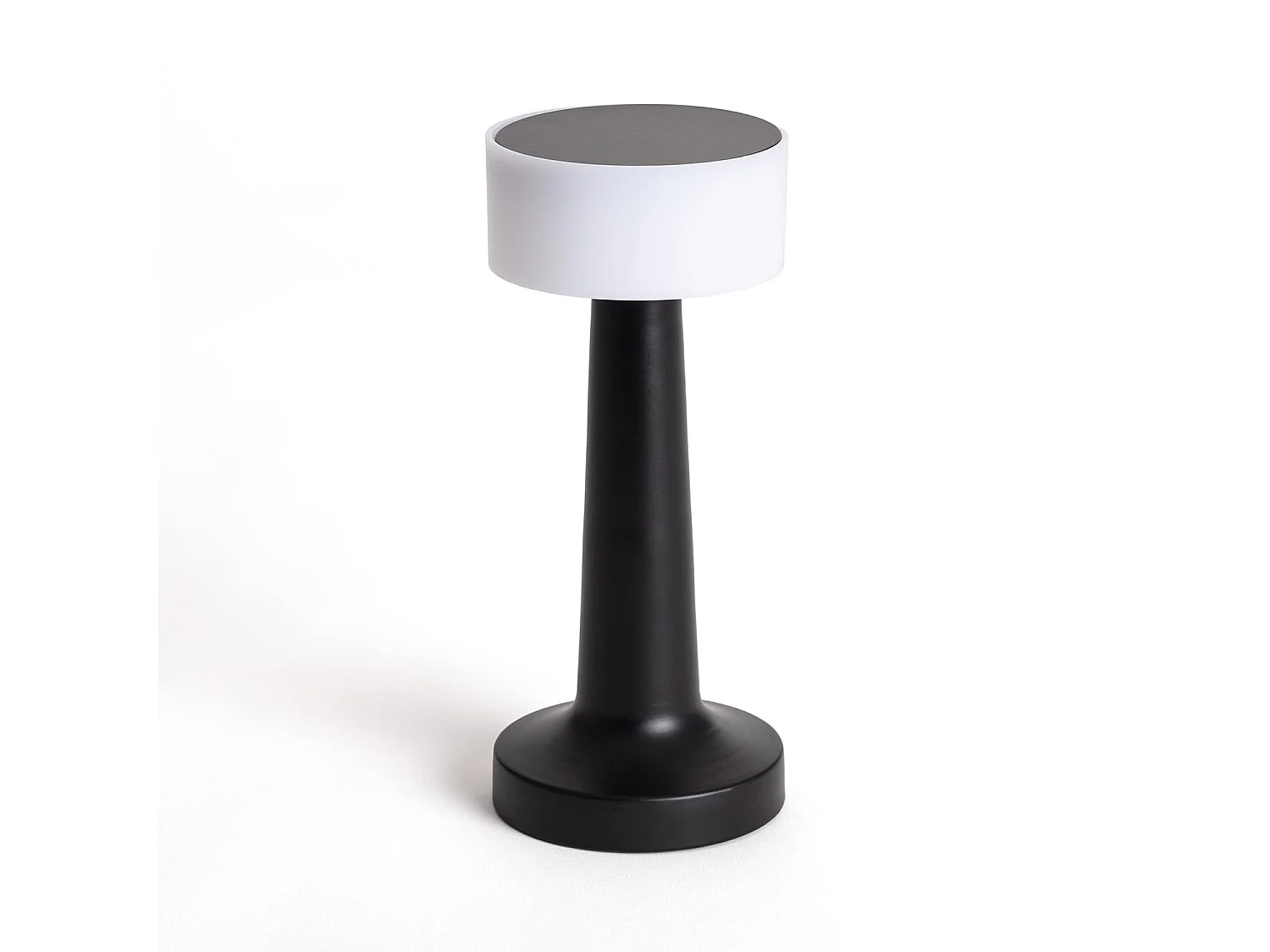 Lampada da Tavolo LED 3W Portatile con Batteria USB Ricaricabile Greta Nero