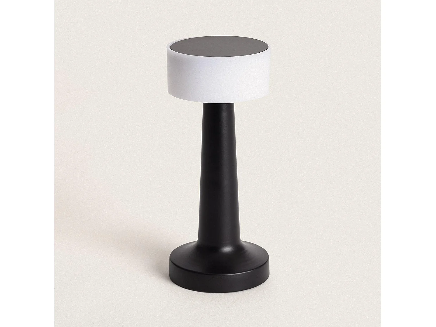 Lampada da Tavolo LED 3W Portatile con Batteria USB Ricaricabile Greta Nero