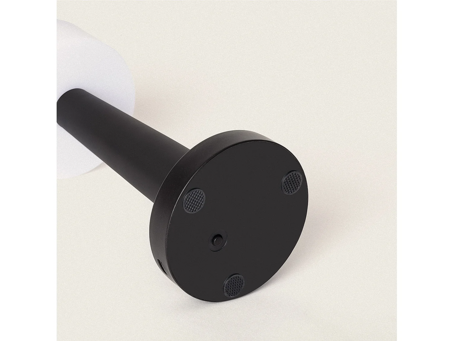 Lampada da Tavolo LED 3W Portatile con Batteria USB Ricaricabile Greta Nero