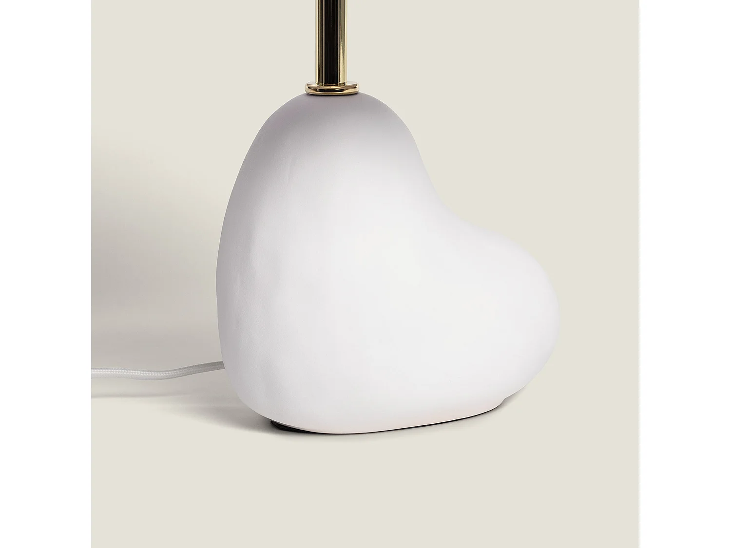 Lámpara de Mesa Cerámica Bulga Blanco