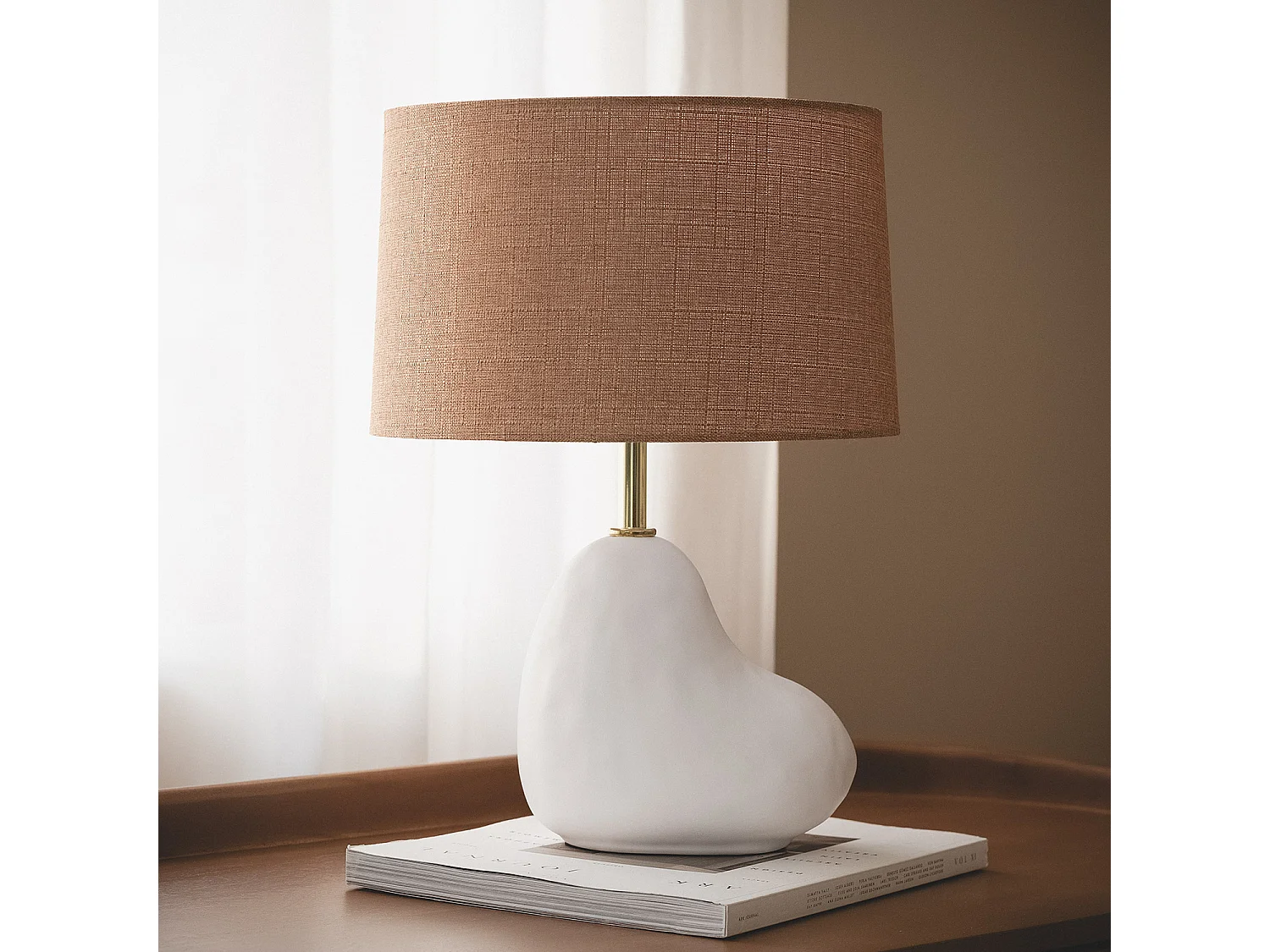 Lampe à Poser Ceramique Bulga Blanc