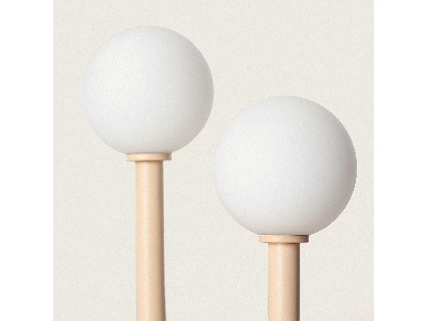 Lampe à Poser Métal et Verre Zeina Beige