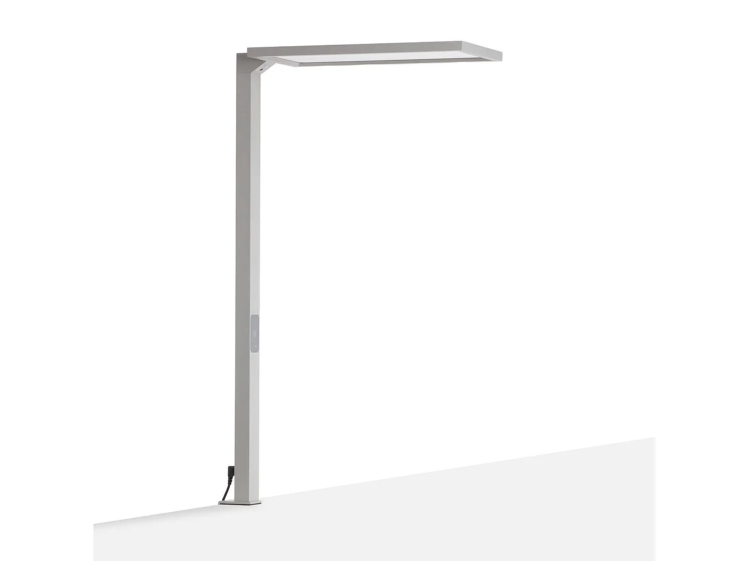 Lámpara de Mesa LED 70W con Abrazadera Aluminio Regulable Dos Caras con Detector de Movimiento SupremLight 3 Gris