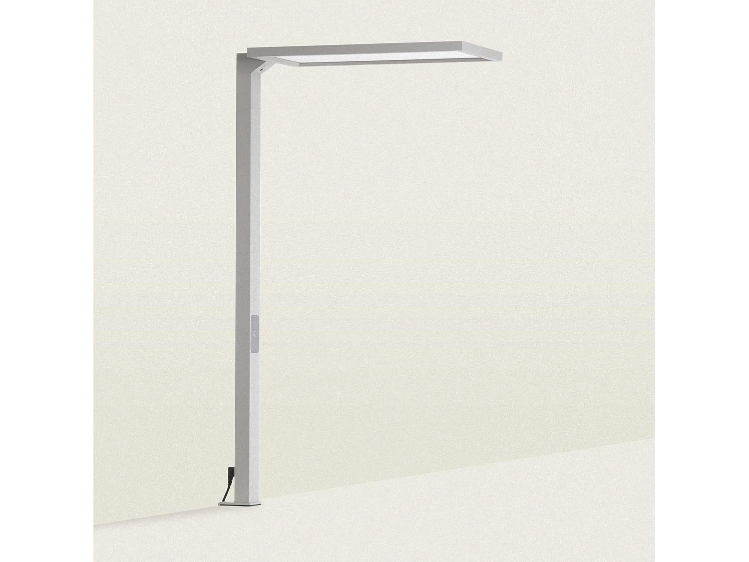 Lámpara de Mesa LED 70W con Abrazadera Aluminio Regulable Dos Caras con Detector de Movimiento SupremLight 3 Gris