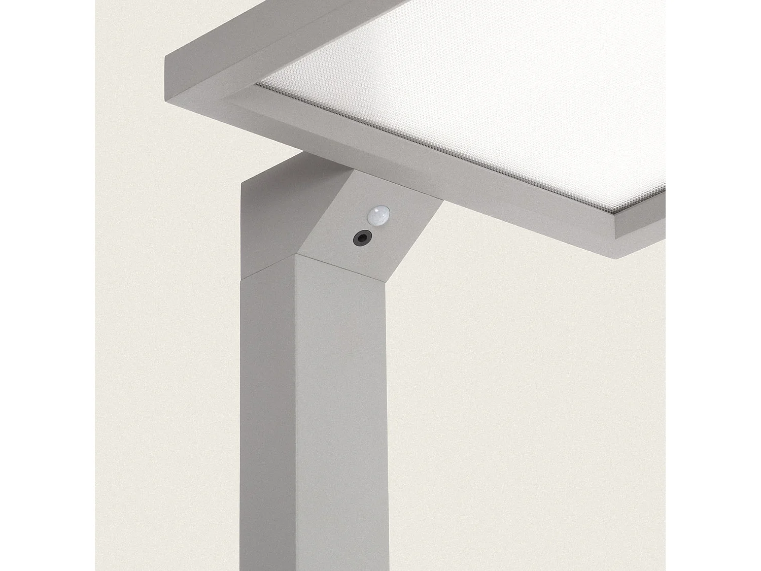 Lámpara de Mesa LED 70W con Abrazadera Aluminio Regulable Dos Caras con Detector de Movimiento SupremLight 3 Gris