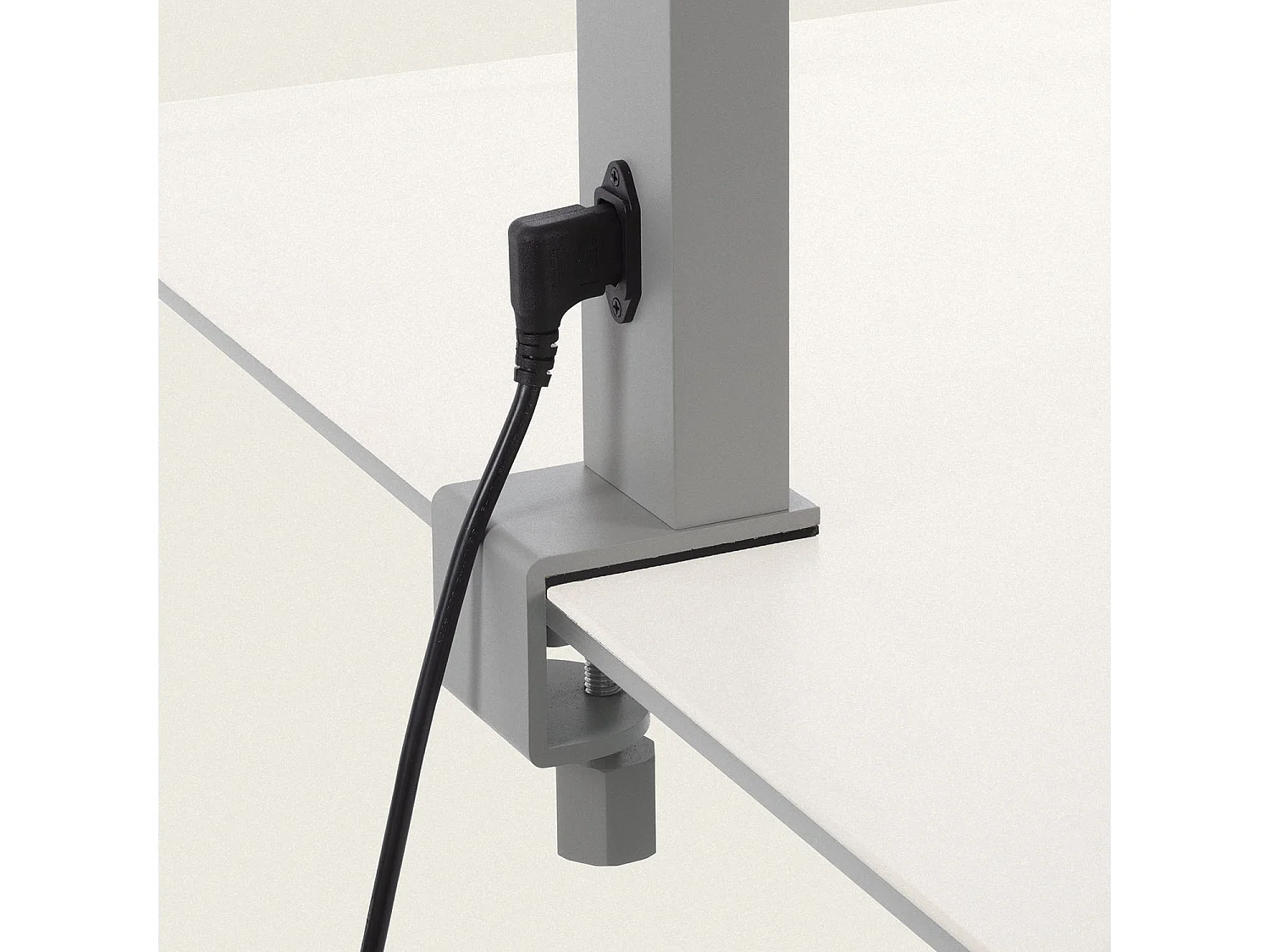 Lampe à Poser LED 70 W Aluminium Dimmable Double Face avec Détecteur de Mouvement et Pince SupremLight 3 Gris