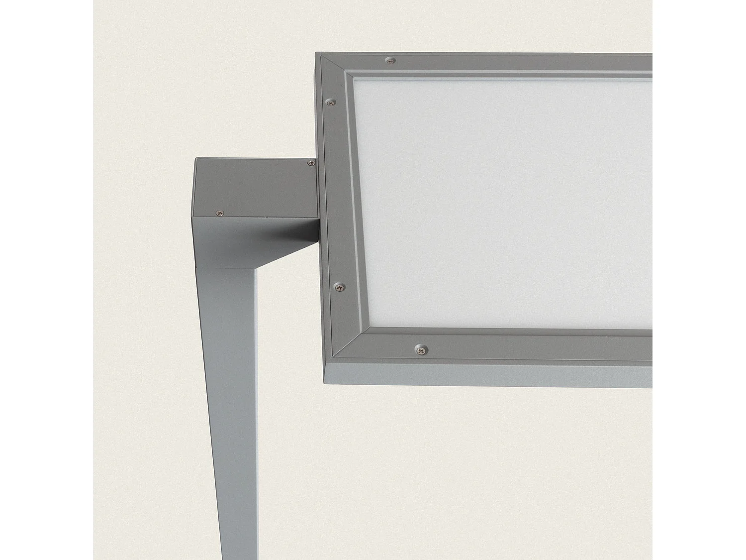 Lampe à Poser LED 70 W Aluminium Dimmable Double Face avec Détecteur de Mouvement et Pince SupremLight 3 Gris