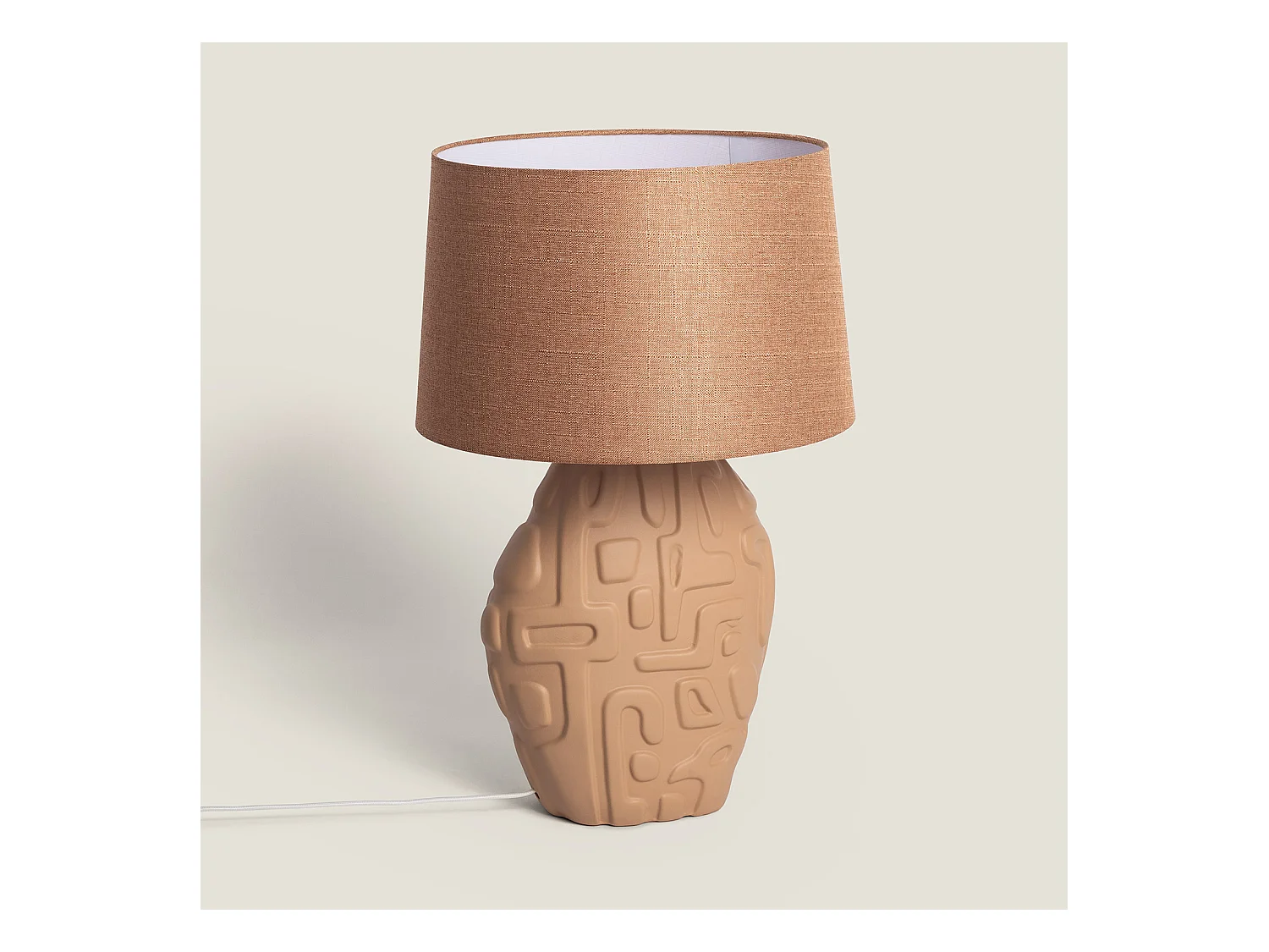 Lampe à Poser Céramique Surab Beige