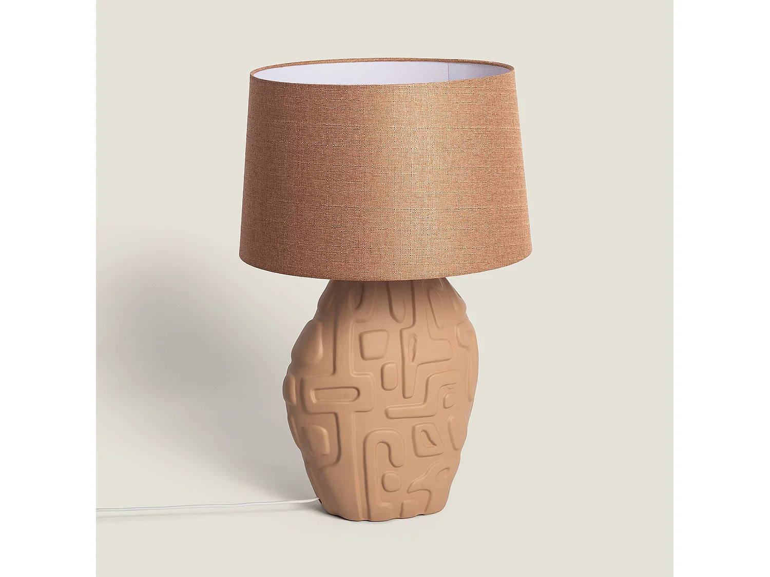 Lampe à Poser Céramique Surab Beige