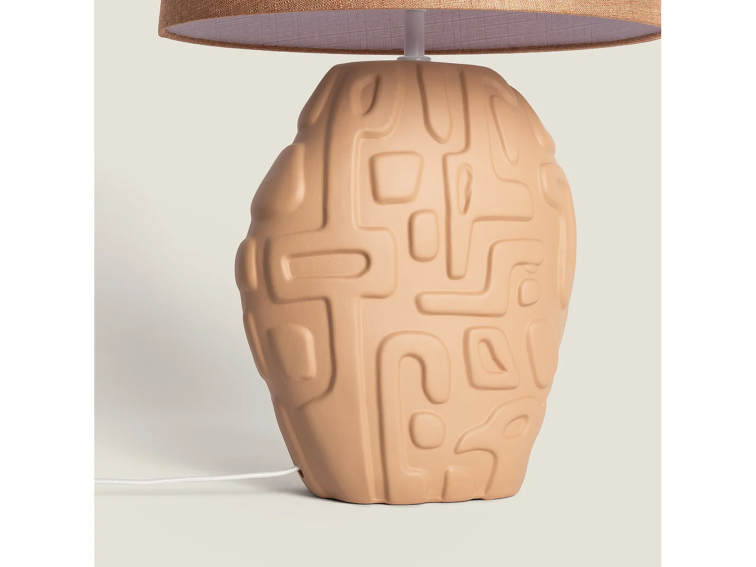 Lampada da Tavolo Ceramica Surab Beige