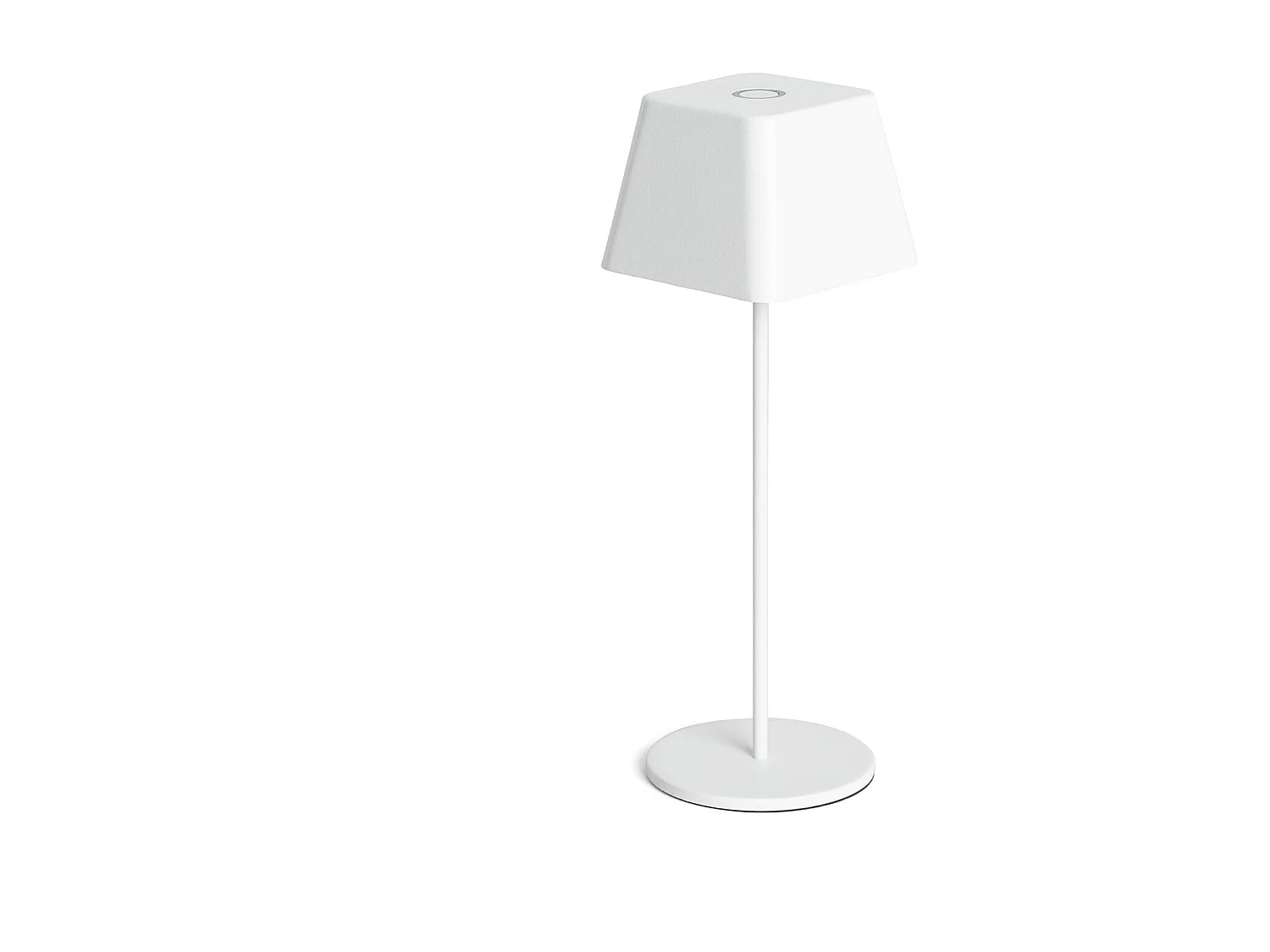 Lampe à Poser LED Extérieure portative Aluminium avec Batterie Rechargeable Willy   Blanc