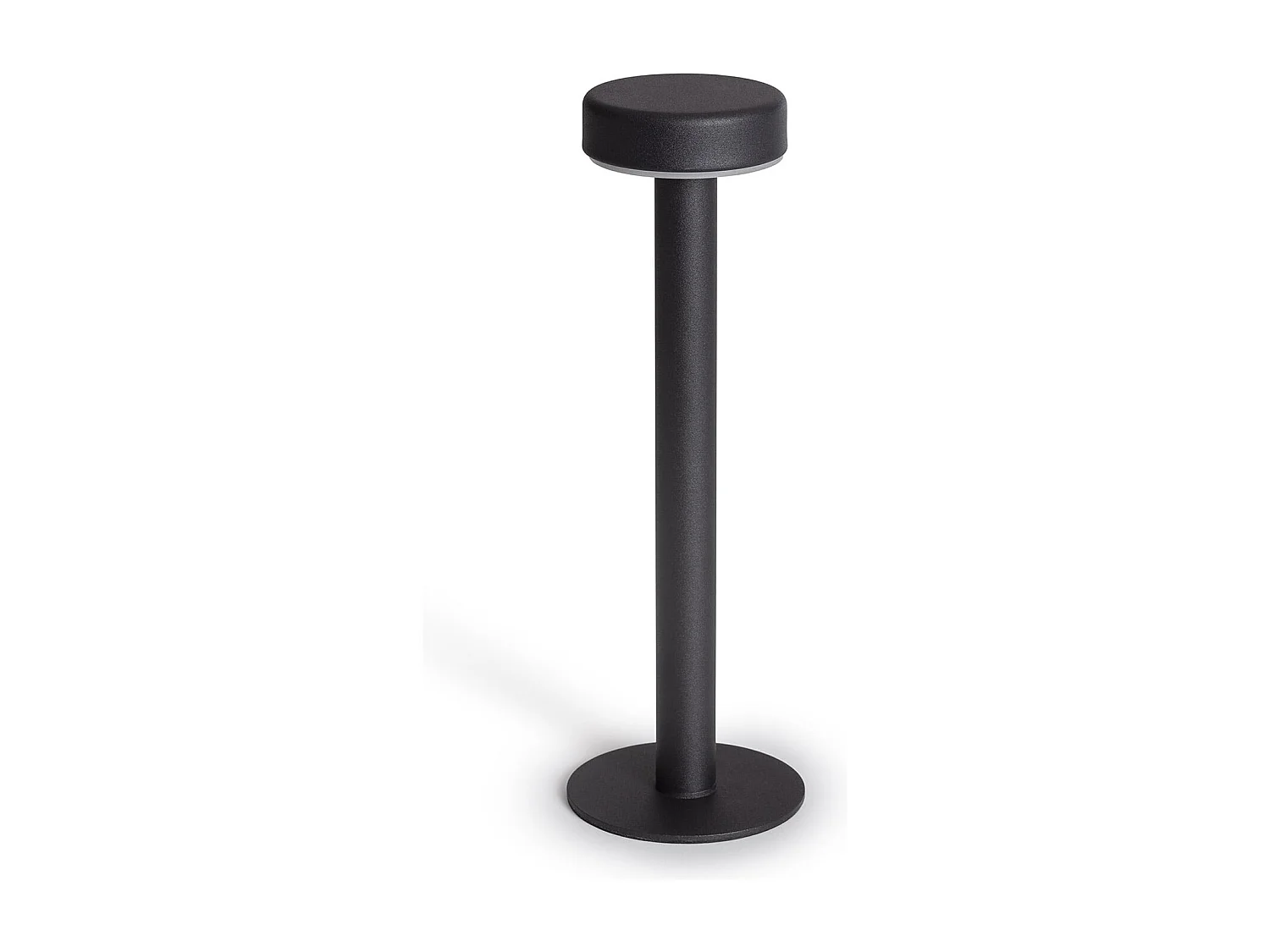 Lámpara de Mesa LED Portátil con Batería USB Recargable Metal Bunza Negro