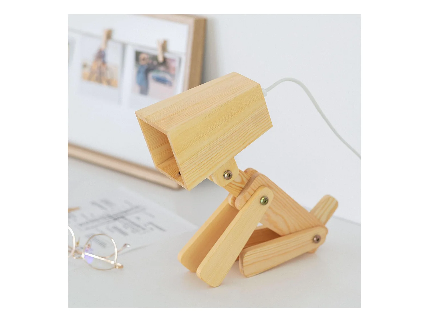 Lampada da Tavolo Per bambini Coba Doggi Naturale