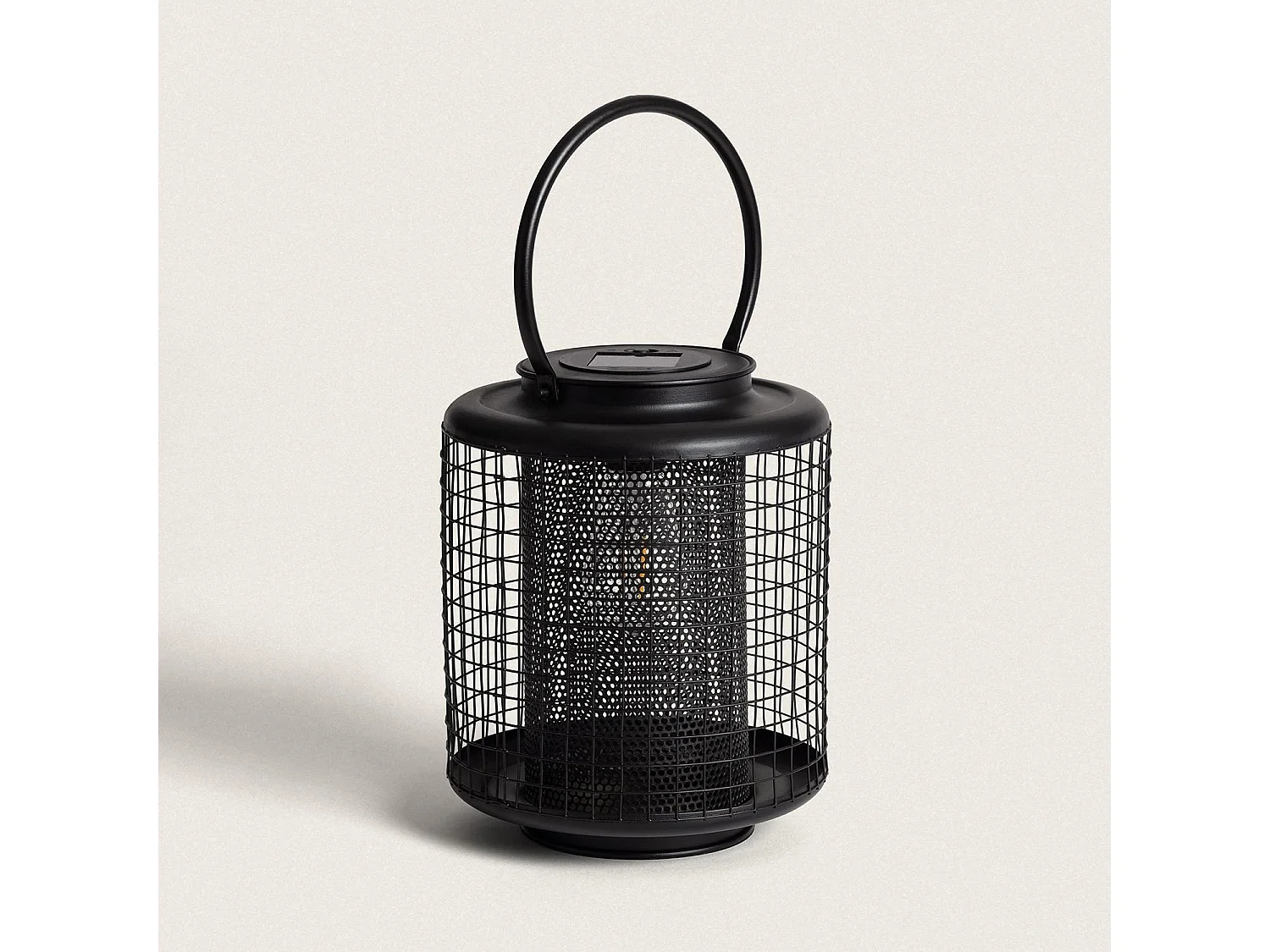 Lampe à Poser Solaire Extérieur LED Junín  Noir