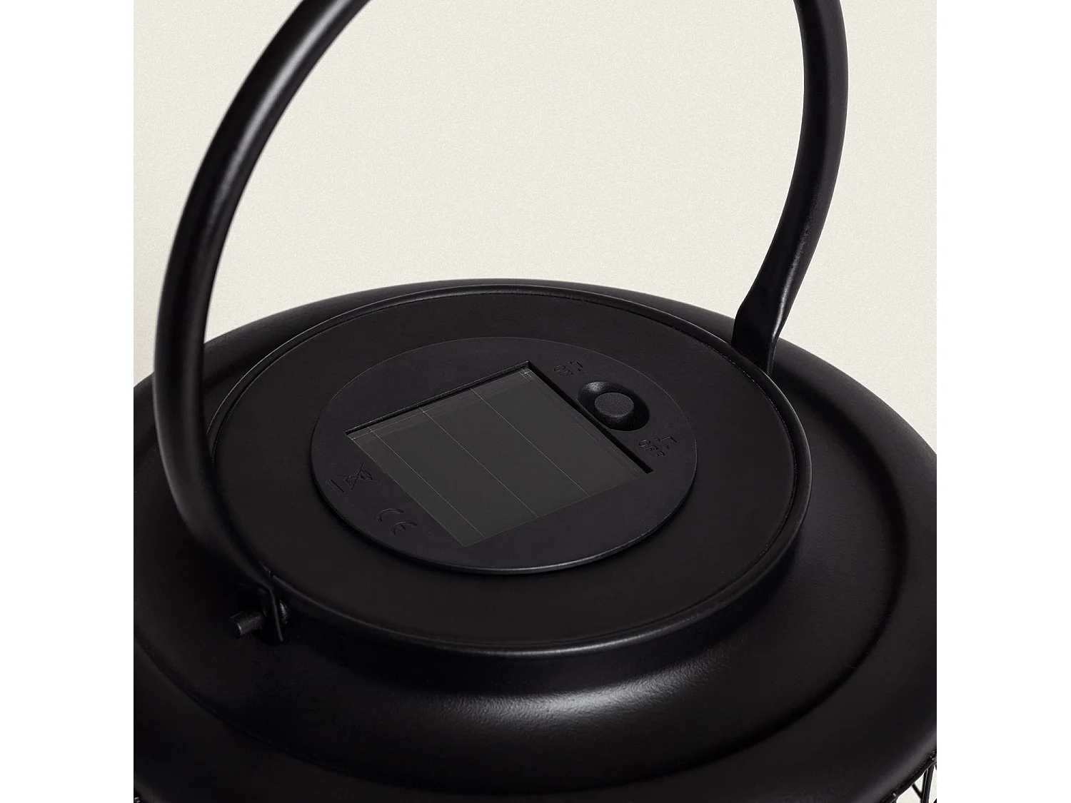 Lampe à Poser Solaire Extérieur LED Junín  Noir