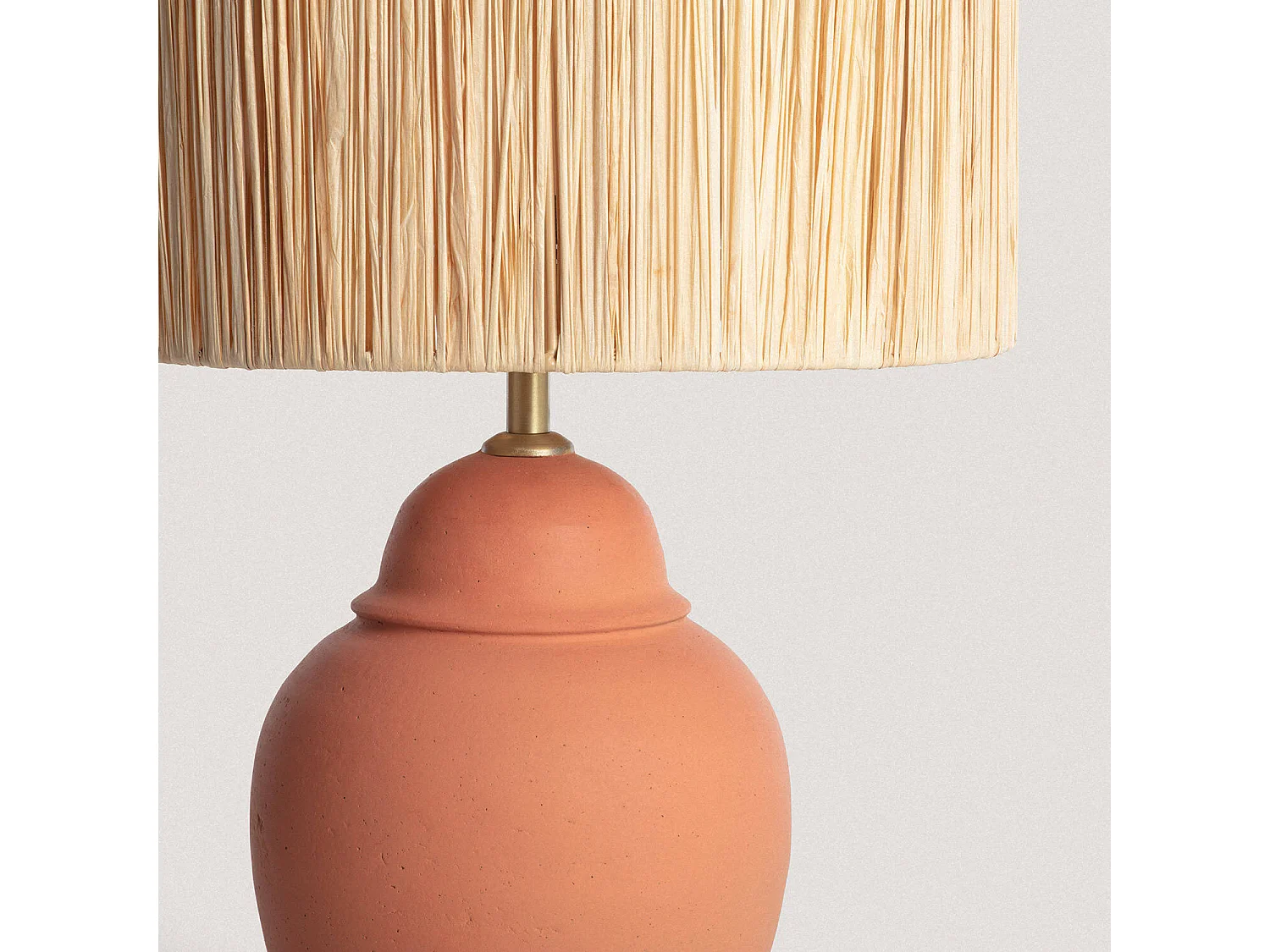 Lampe à Poser Terracota Ilana ILUZZIA Naturel