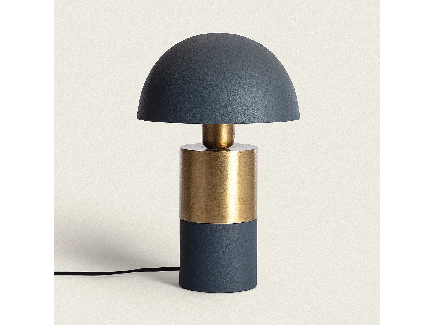 Lampe à Poser Métal Tanev Lis Bleu marine