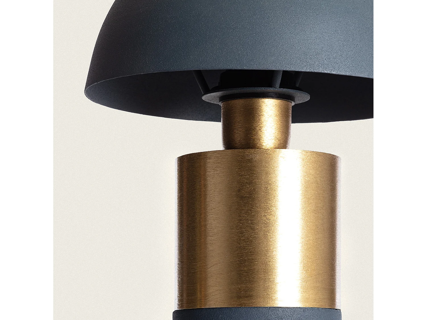 Lampe à Poser Métal Tanev Lis Bleu marine