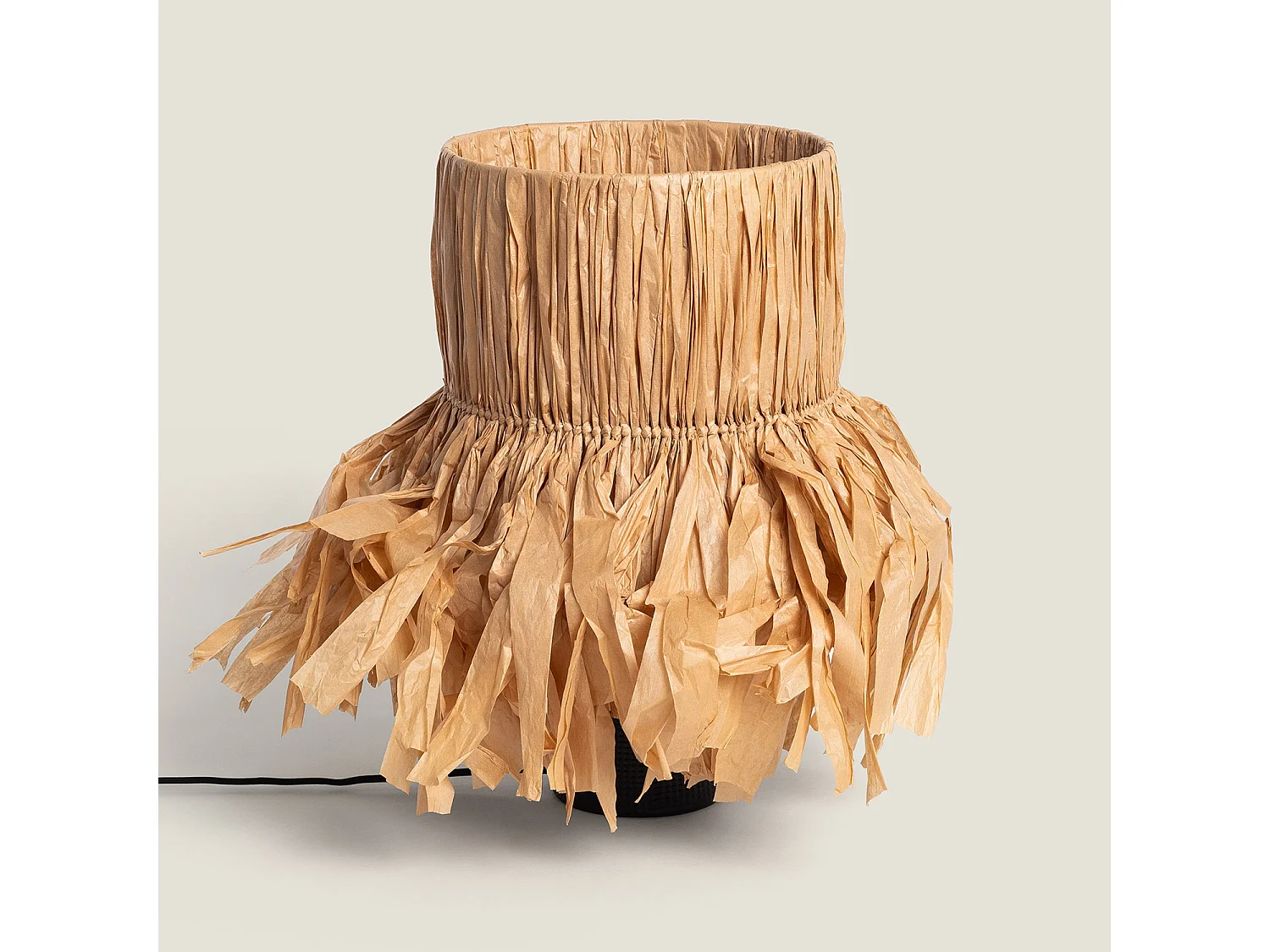 Lampe à Poser Céramique Bajawa Noir