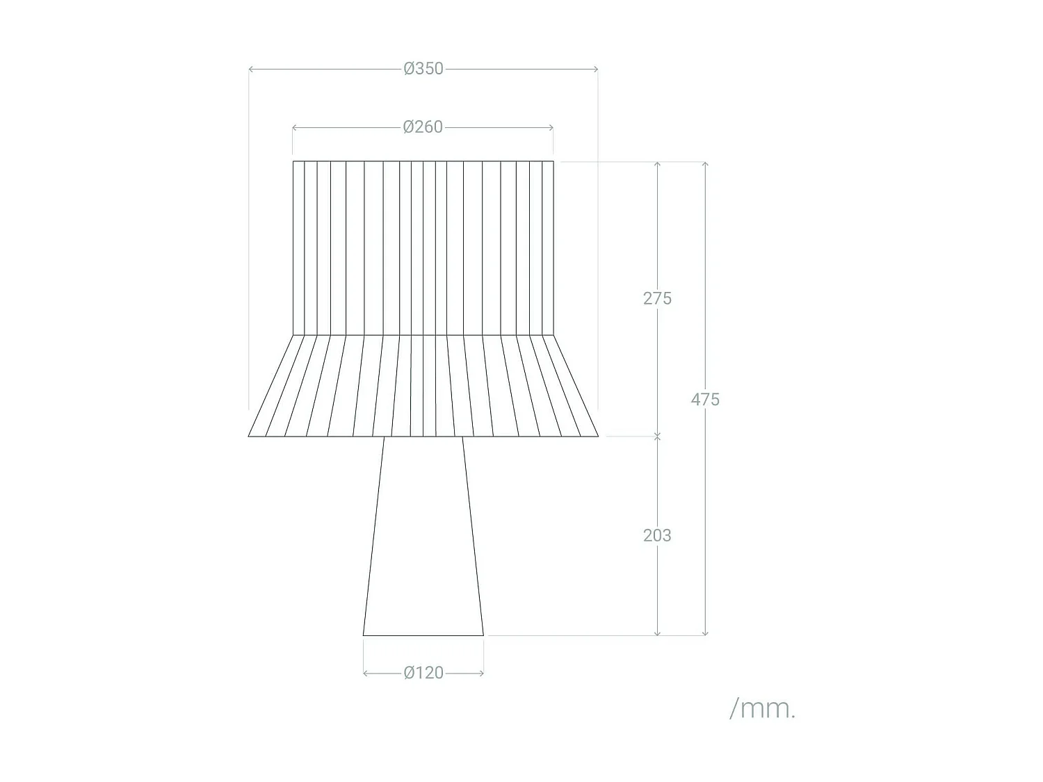 Lampe à Poser Céramique Bajawa Noir