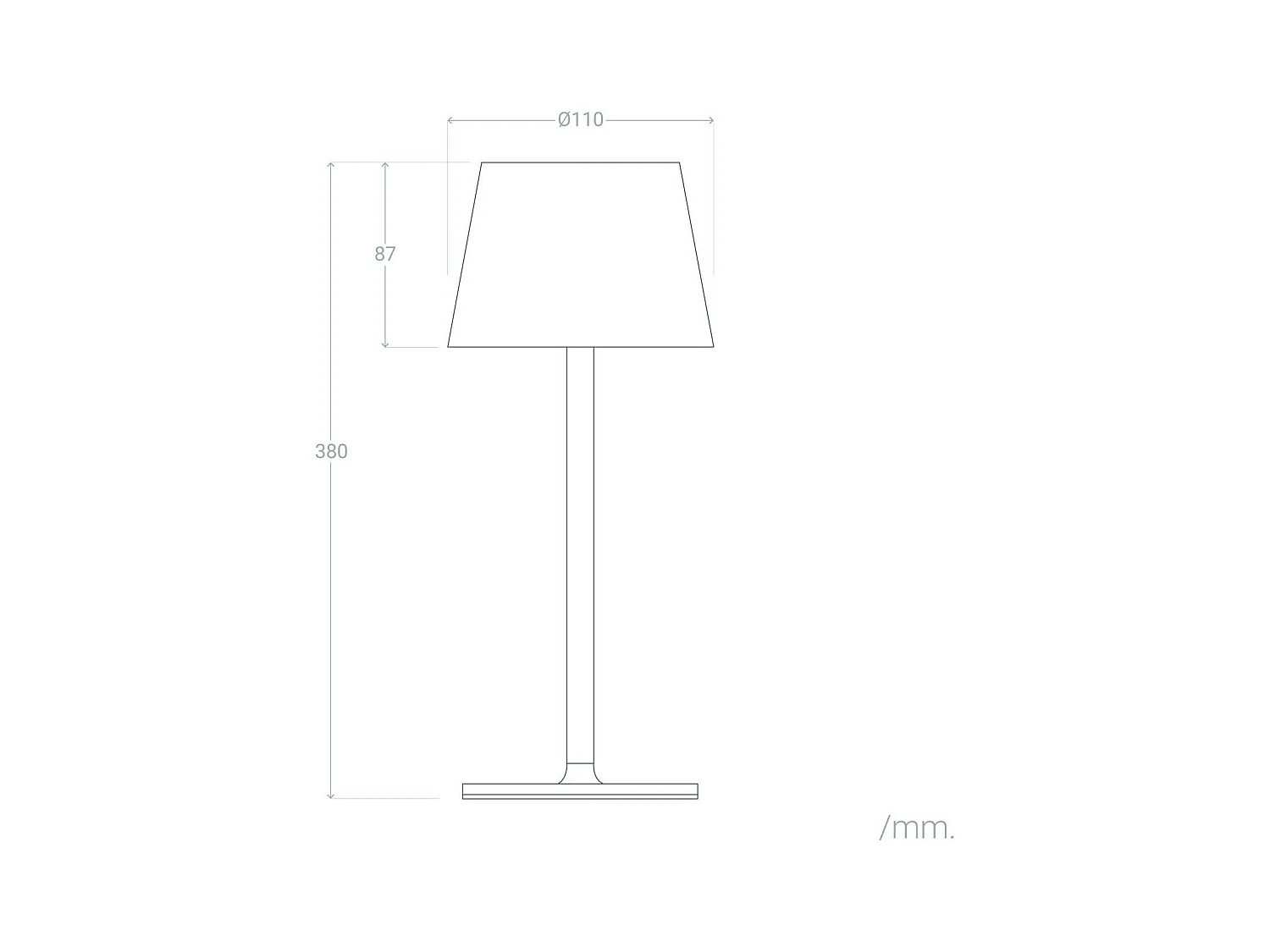 Lámpara de Mesa LED 3W Portátil de Metal con Batería USB Recargable Anisa Dorado