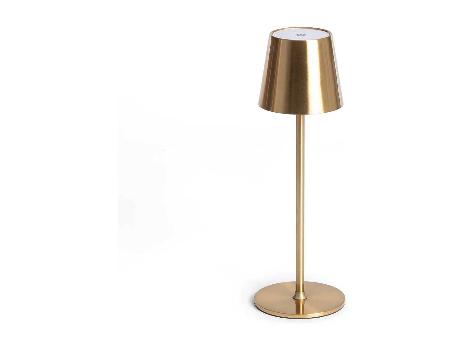 Lámpara de Mesa LED 3W Portátil de Metal con Batería USB Recargable Anisa Dorado