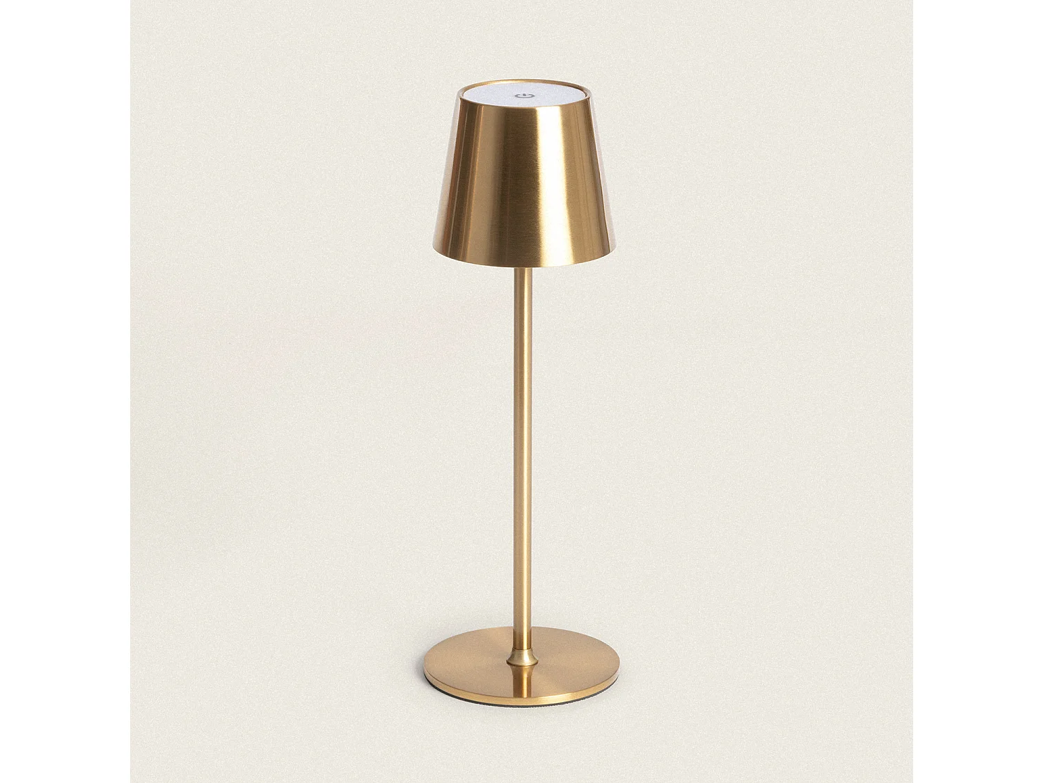 Lámpara de Mesa LED 3W Portátil de Metal con Batería USB Recargable Anisa Dorado