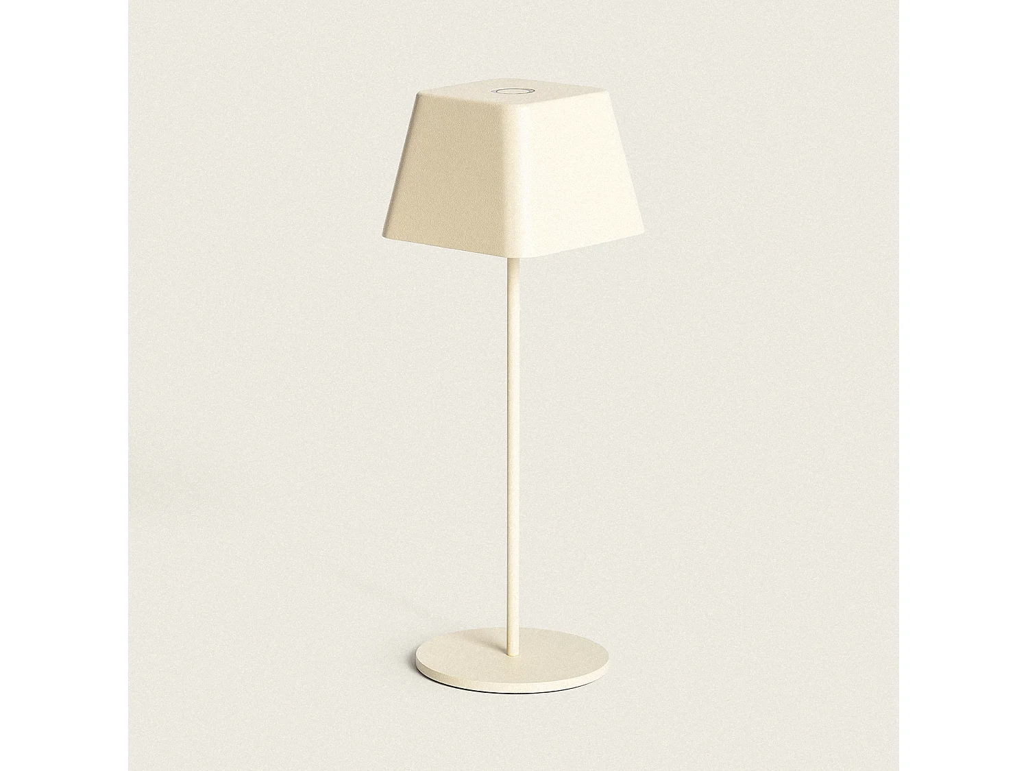 Lampe à Poser LED Extérieure portative Aluminium avec Batterie Rechargeable Willy   Rouille