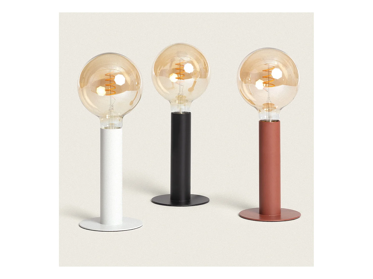 Lámpara de Mesa Metal Rovia Negro