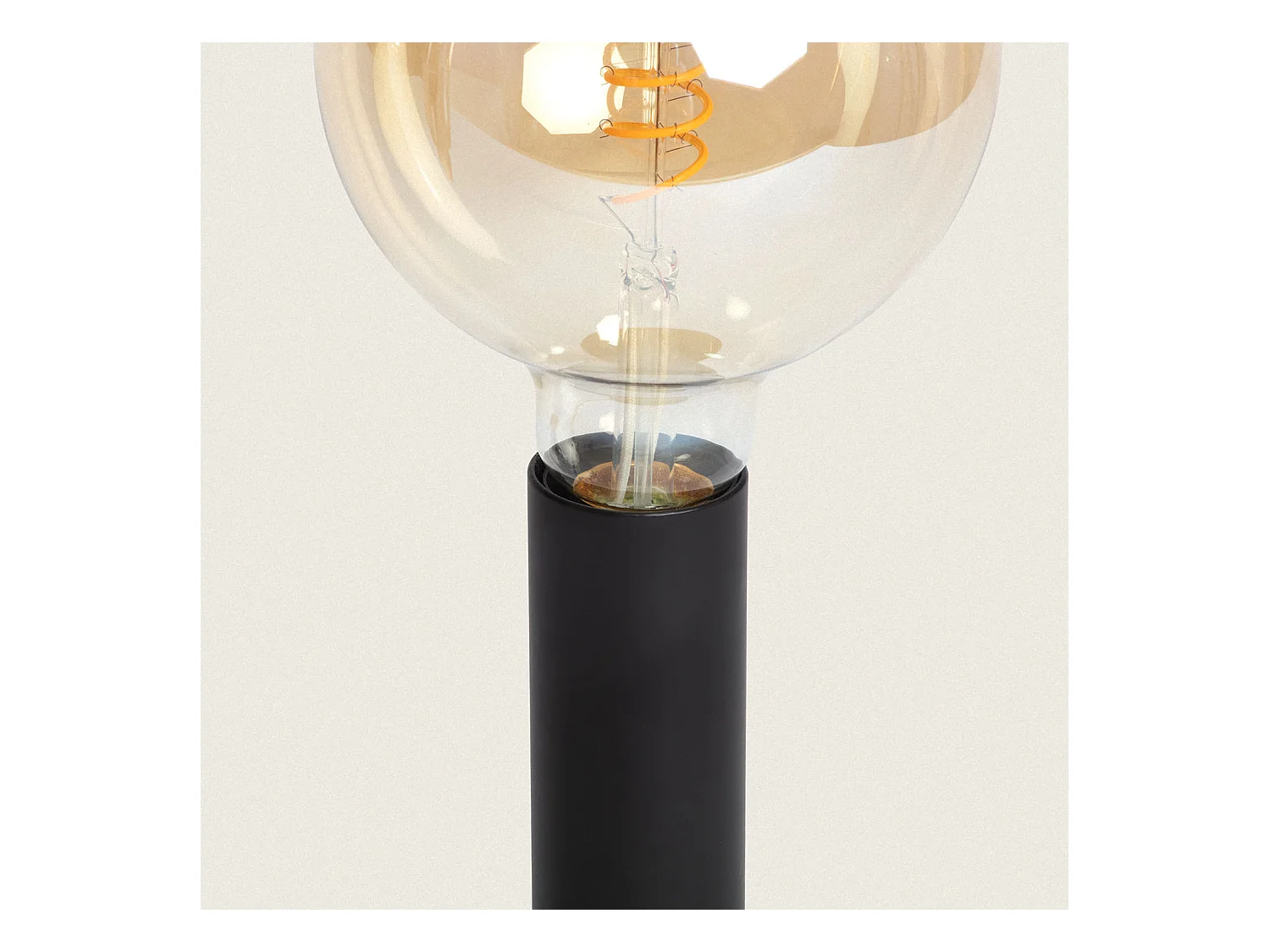 Lámpara de Mesa Metal Rovia Negro