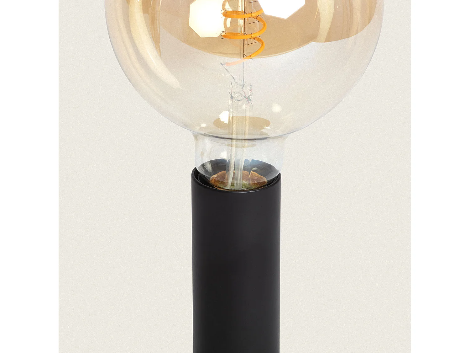 Lámpara de Mesa Metal Rovia Negro