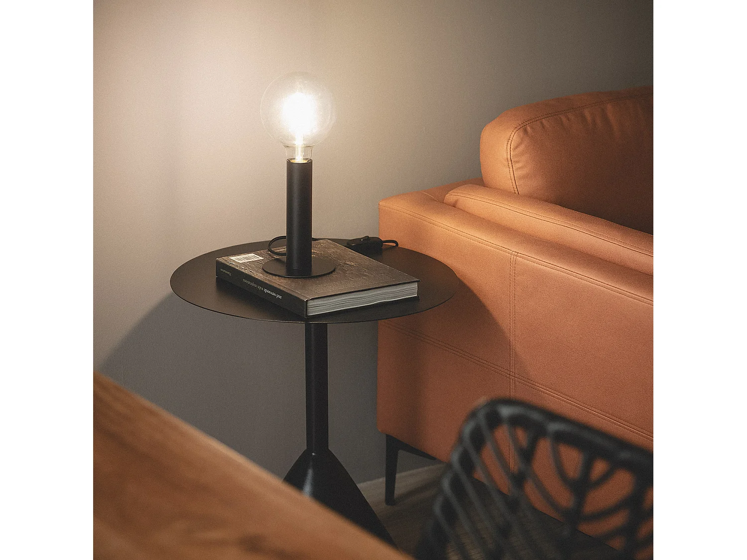 Lampe à Poser Métal Rovia Noir
