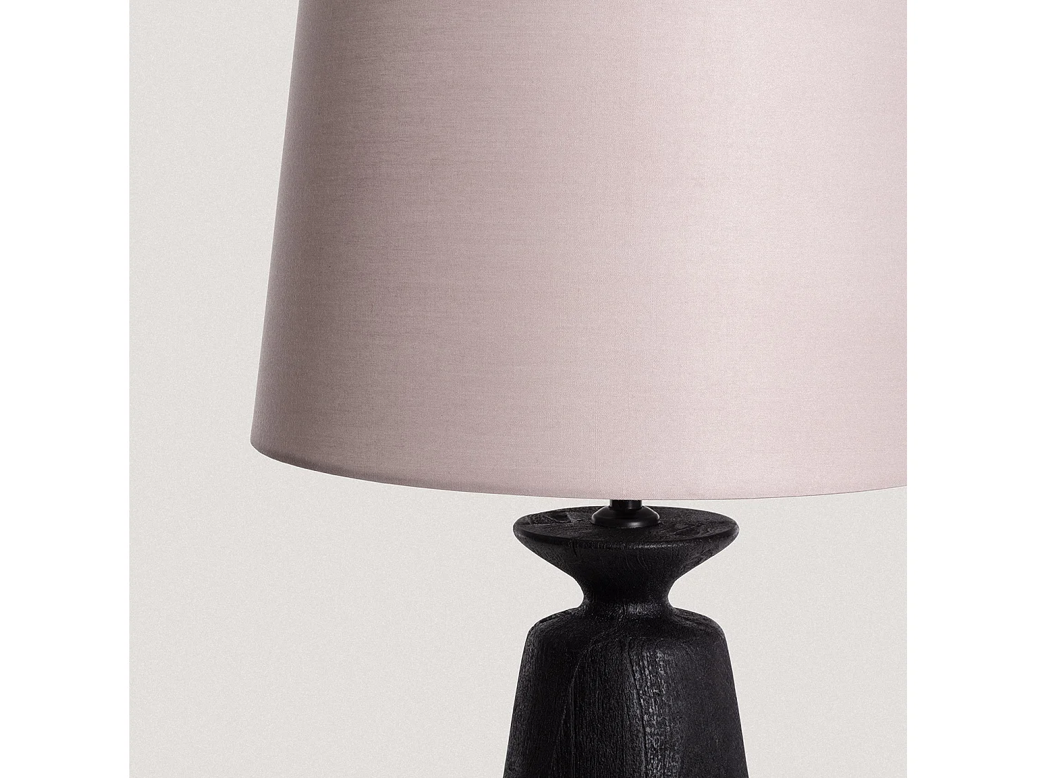 Lampe à Poser Bois Alaia ILUZZIA Taupe