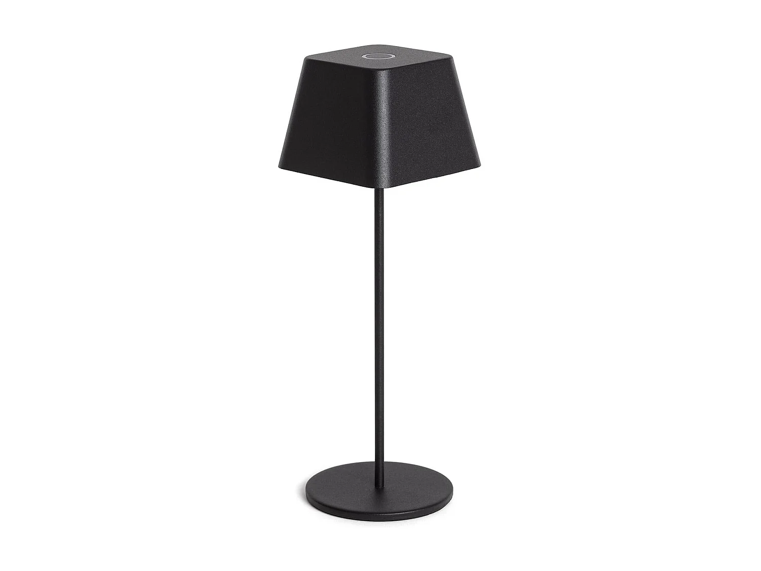 Lámpara de Mesa LED Portátil para Exterior Aluminio con Batería Recargable Willy Negro