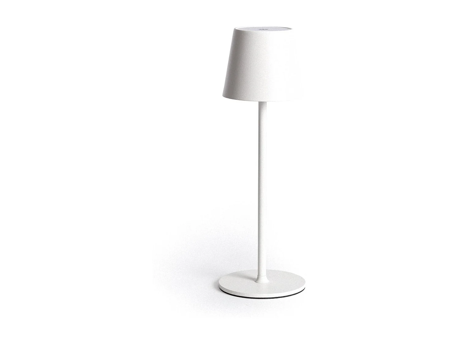 Lámpara de Mesa LED 3W Portátil de Metal con Batería USB Recargable Anisa Blanco