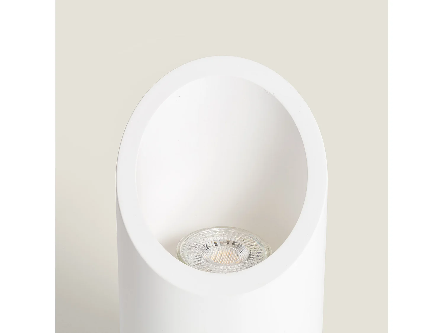 Lampe à Poser Plâtre Rise Uplighter Blanc