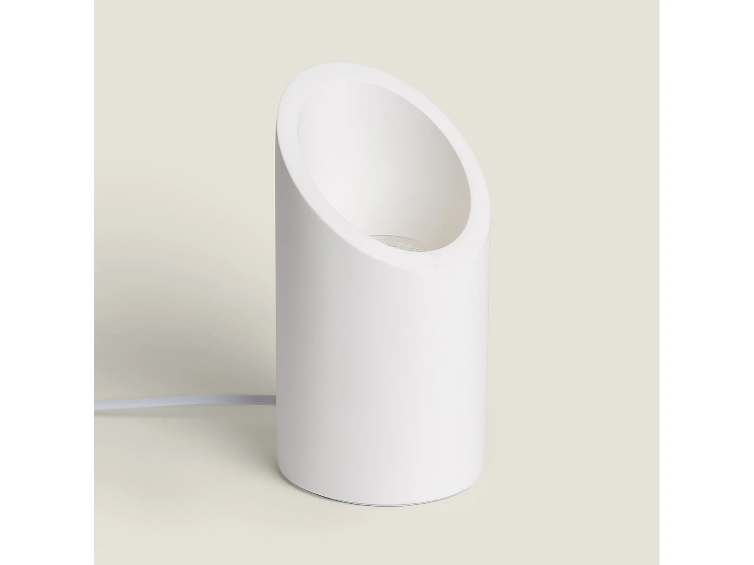 Lámpara de Mesa Yeso Rise Uplighter Blanco