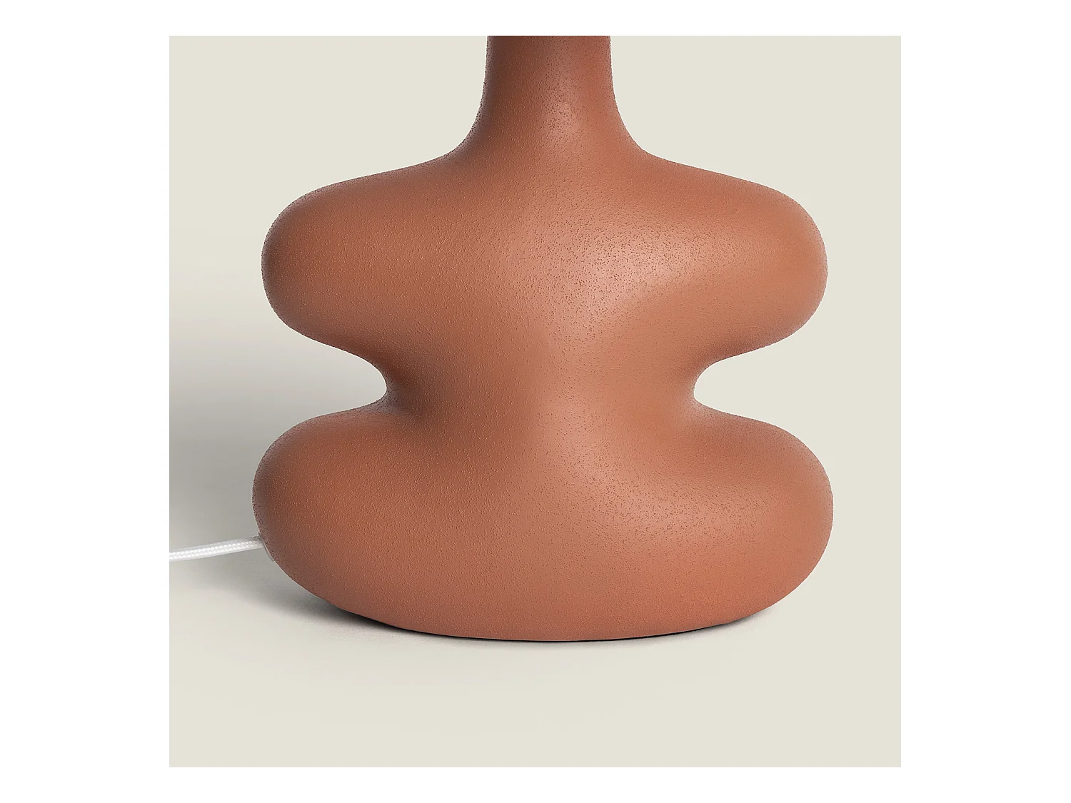 Lampe à Poser Céramique Serly Brun