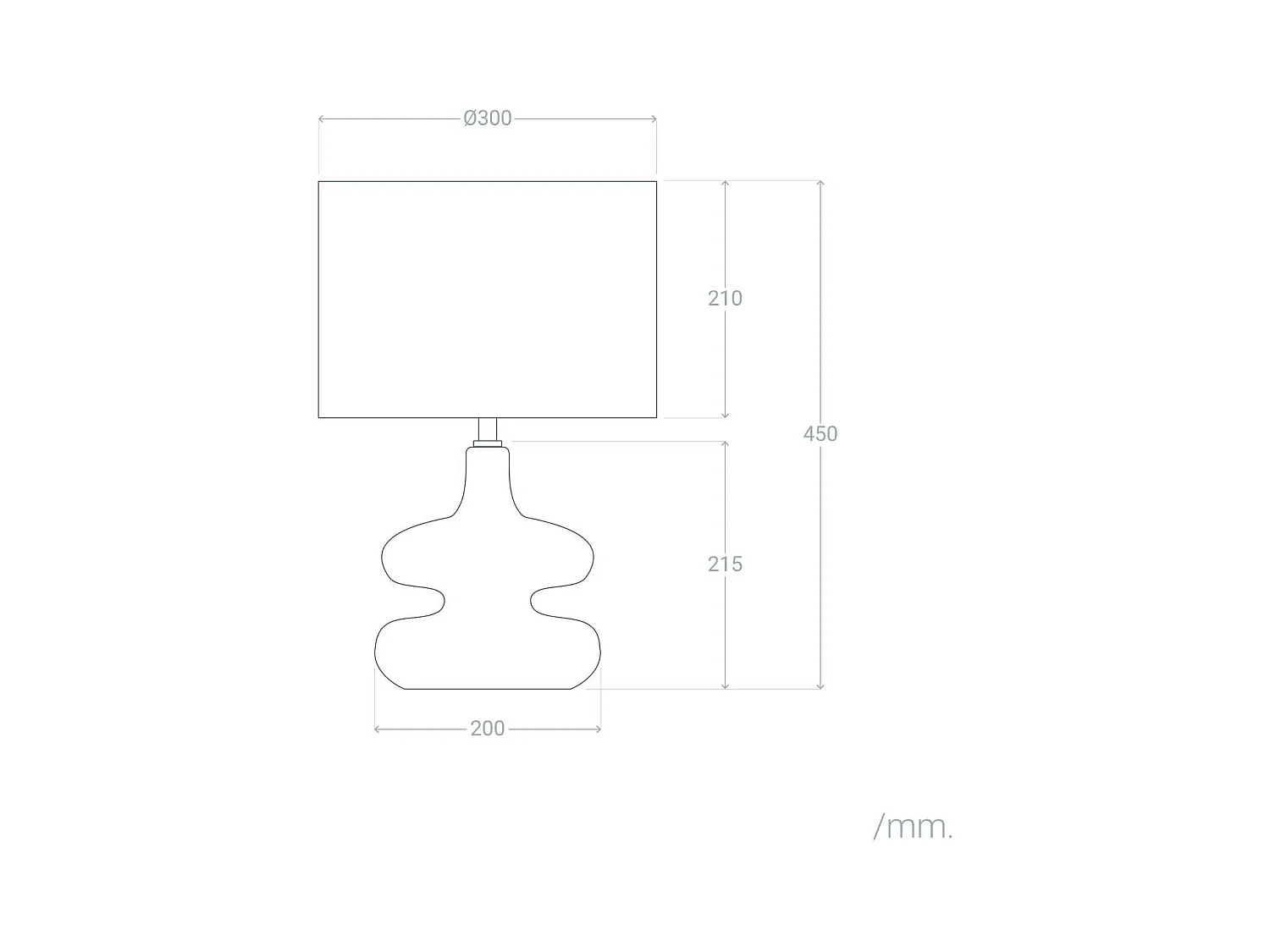 Lampe à Poser Céramique Serly Brun