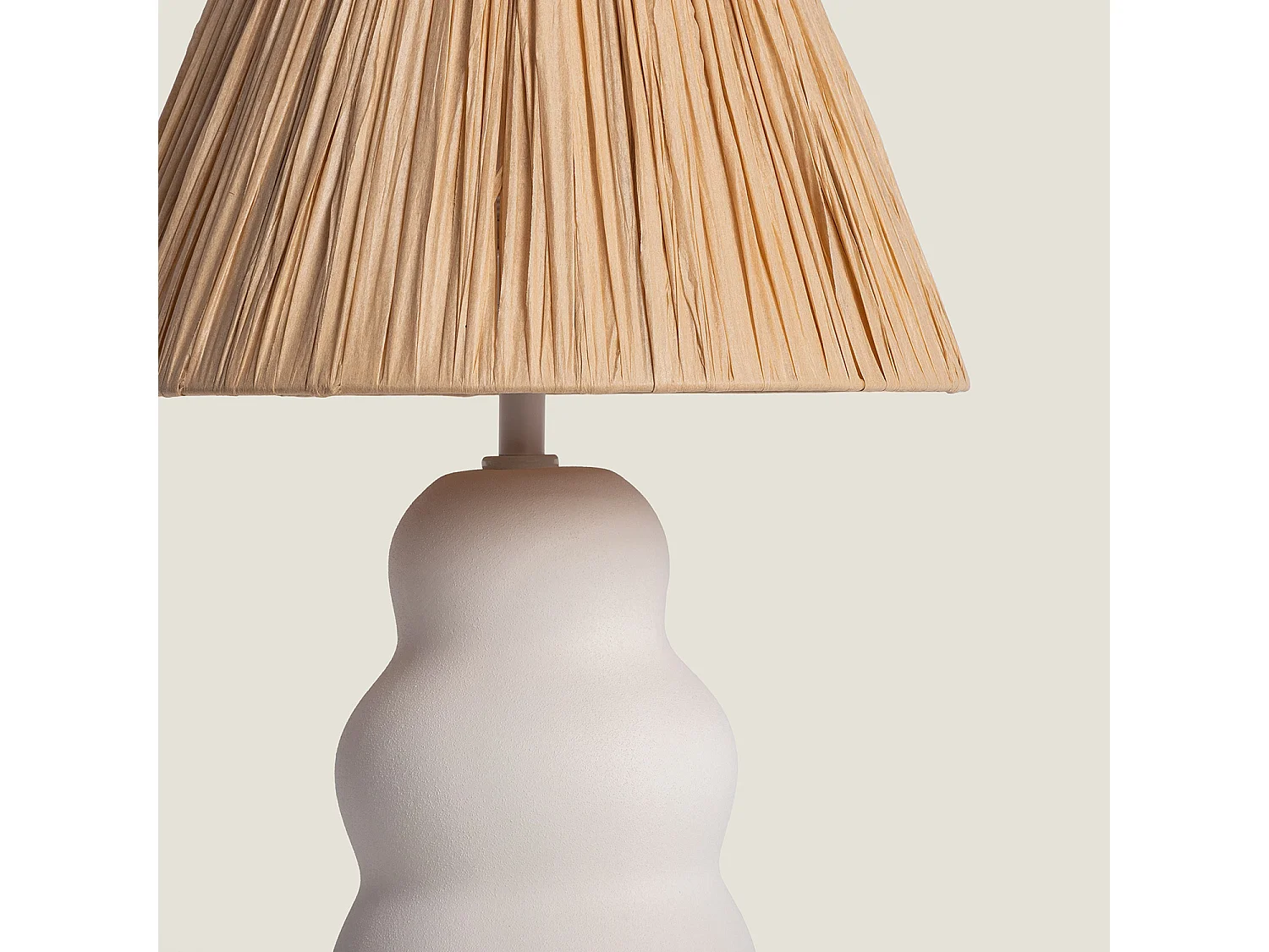 Lampe à Poser Céramique Ulan Blanc