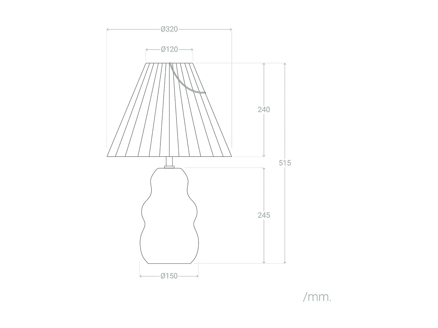 Lampe à Poser Céramique Ulan Blanc