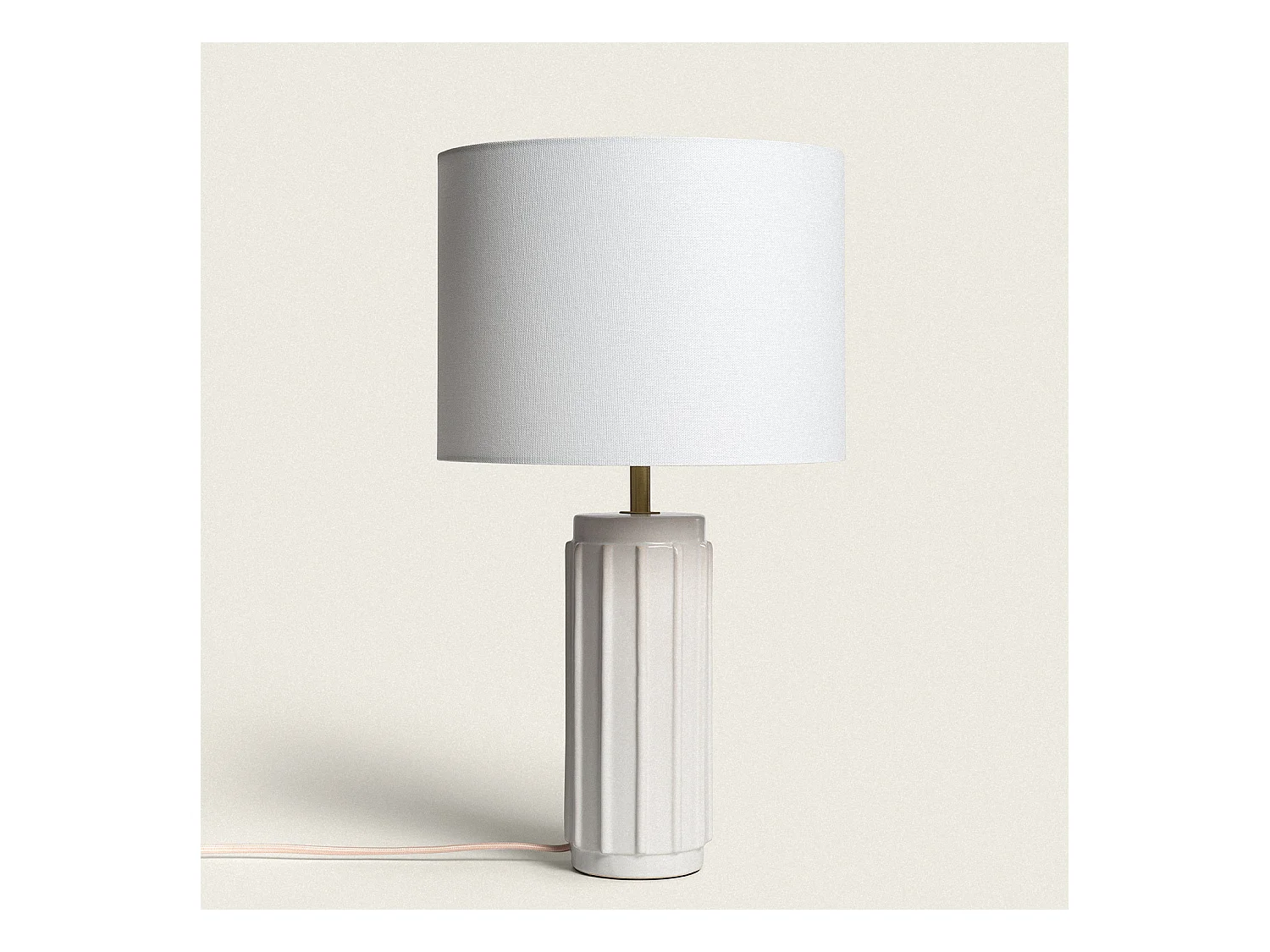 Lampe à Poser en Céramique Corbusier Blanc