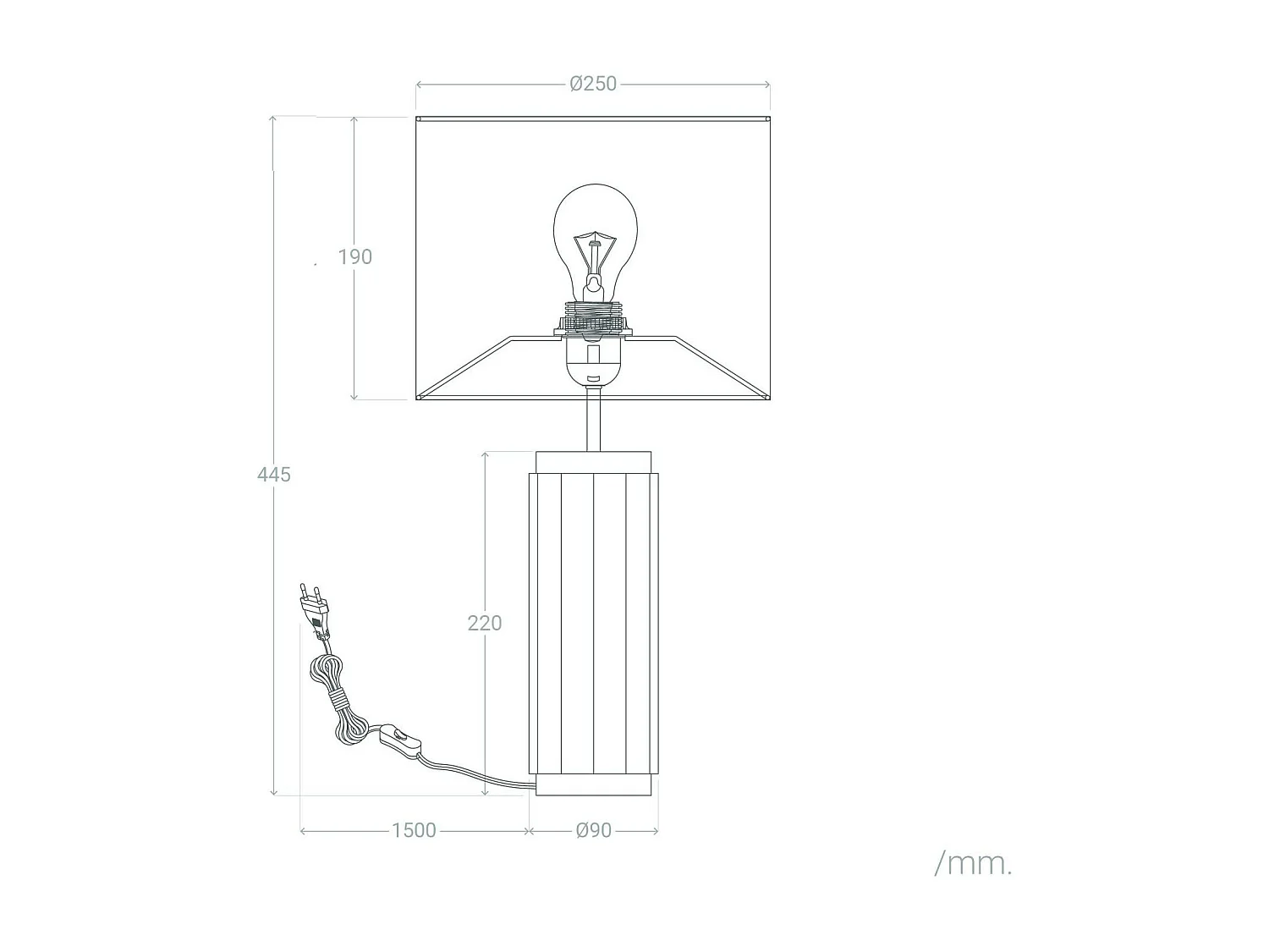Lampe à Poser en Céramique Corbusier Blanc